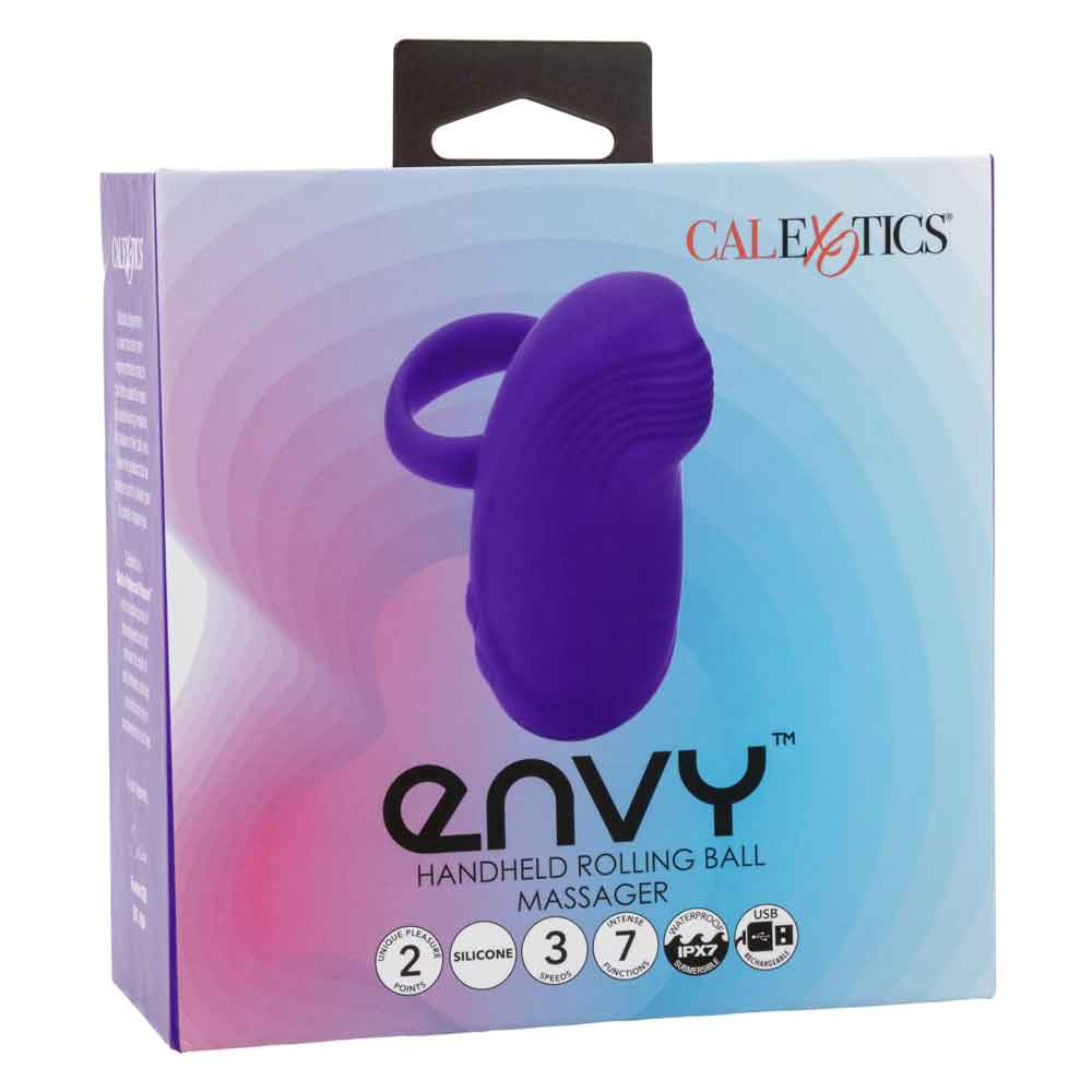 Envy Handheld Rolling Ball Massager - Purple-0