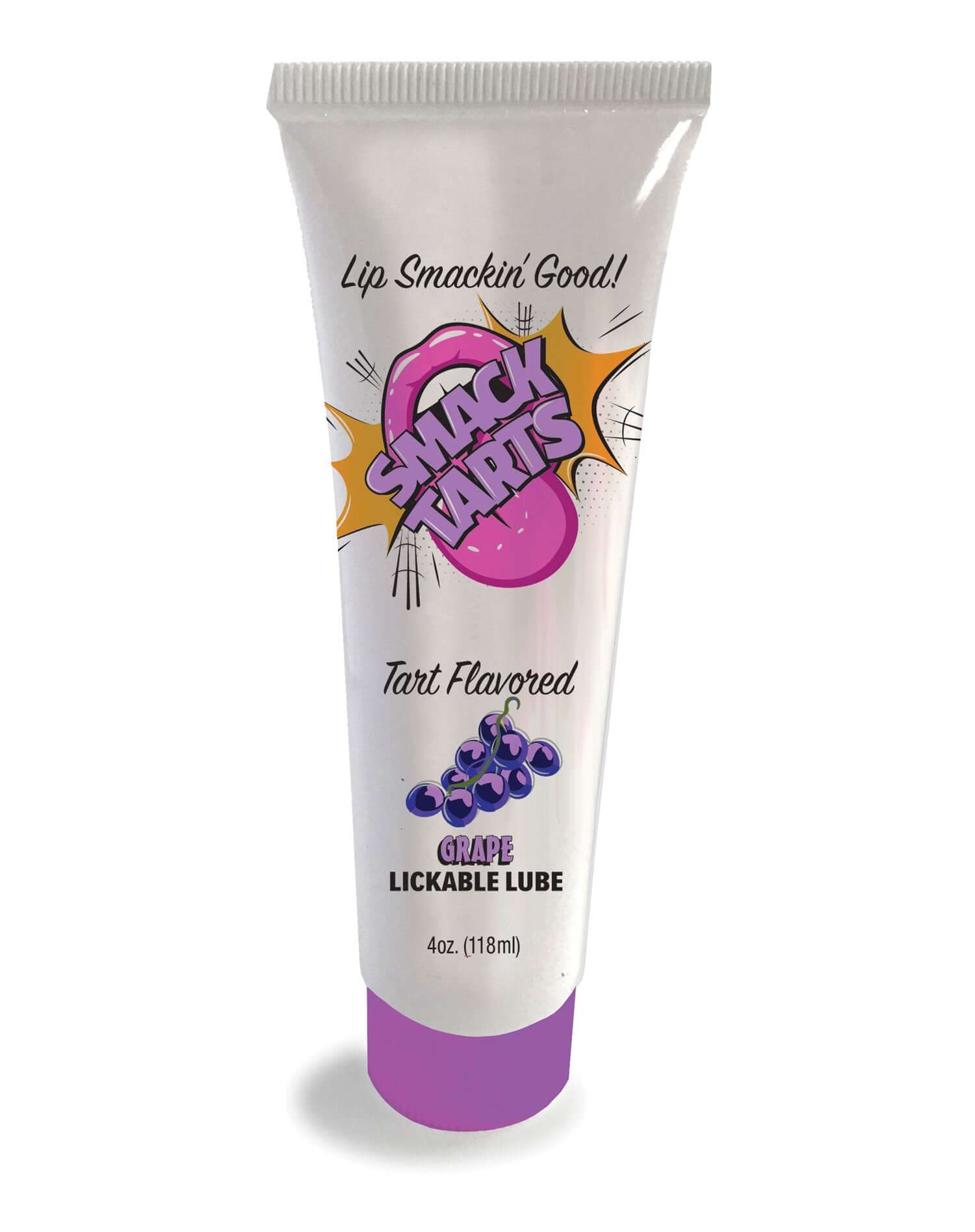 Smack Tarts 4oz Grape Lickable Lubricant - Tart Flavored Lube Tube