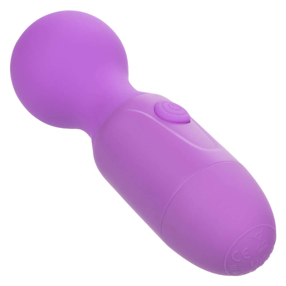 First Time Rechargeable Massager in Purple with flexible neck and powerful vibrations for personal pleasure.