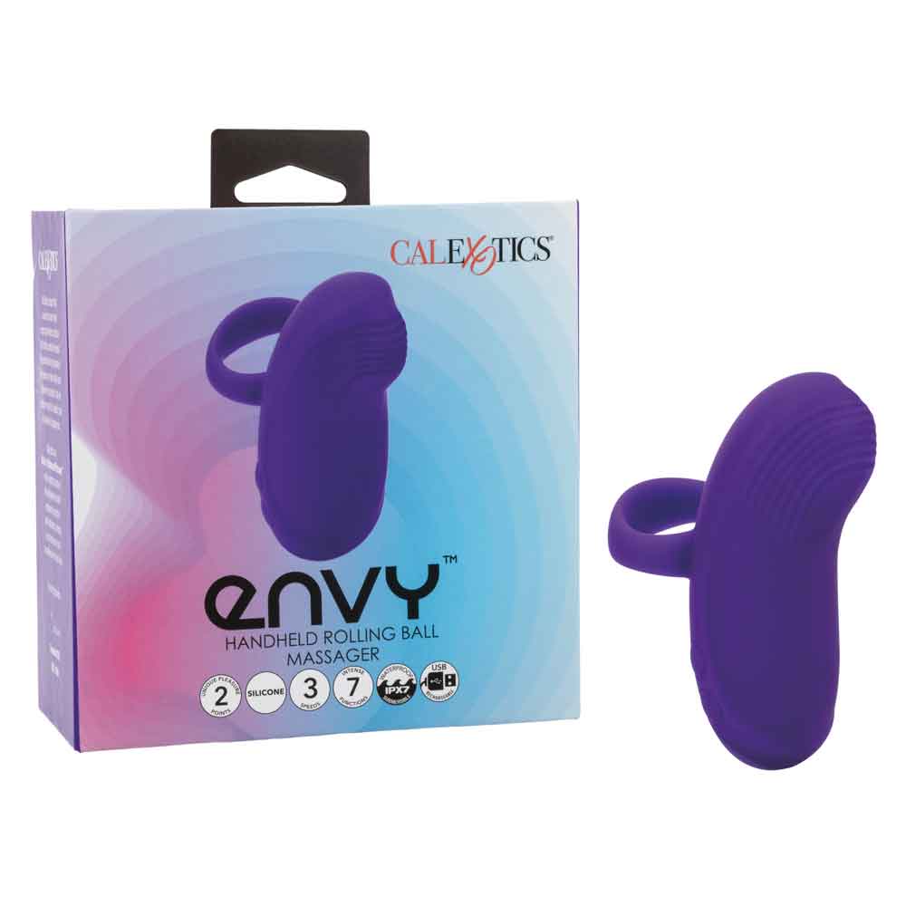 Envy Handheld Rolling Ball Massager - Purple-4