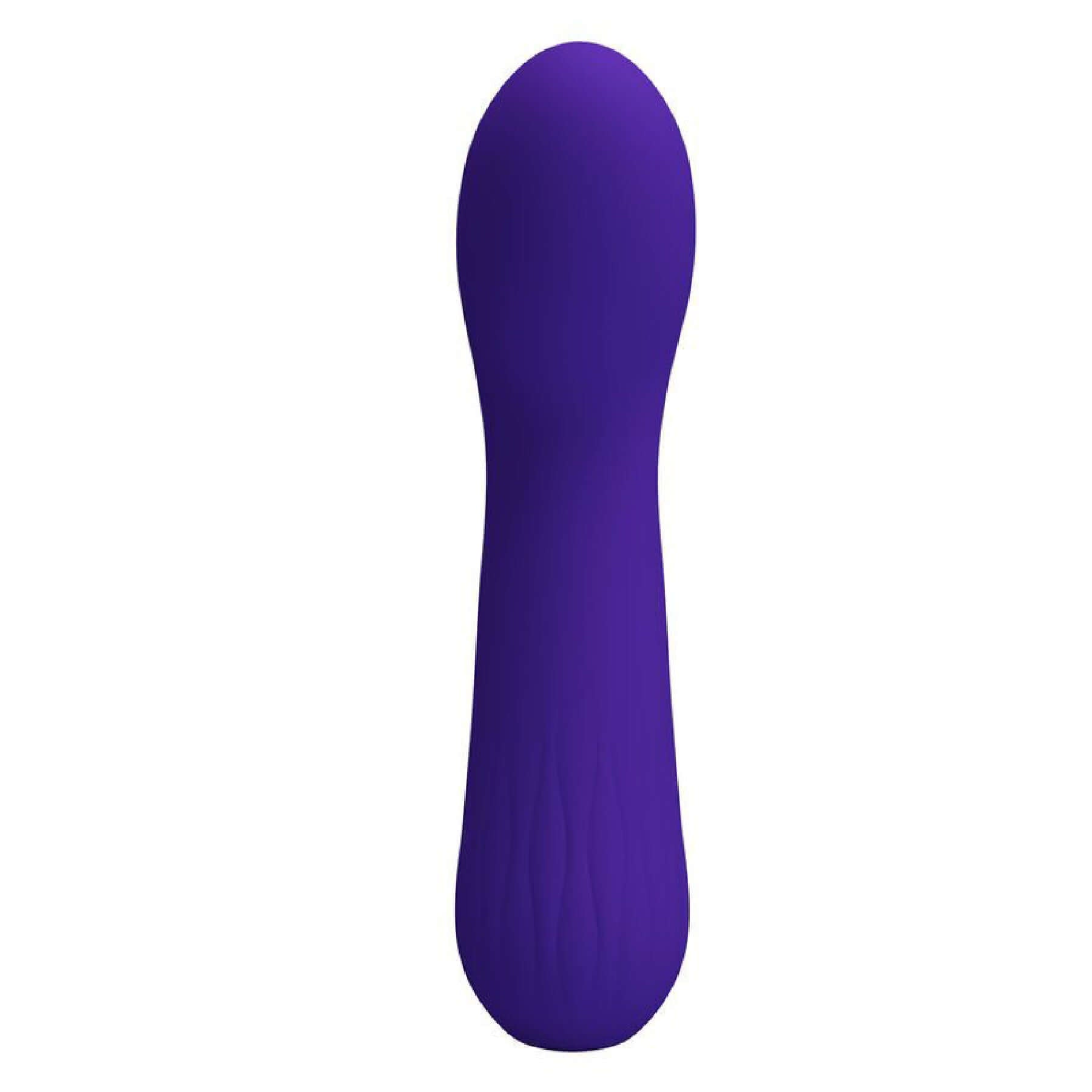 Purple Faun Rechargeable G-spot Vibrator with Velvety Silicone Texture and Curved Design for Sensual Pleasure and Euphoria