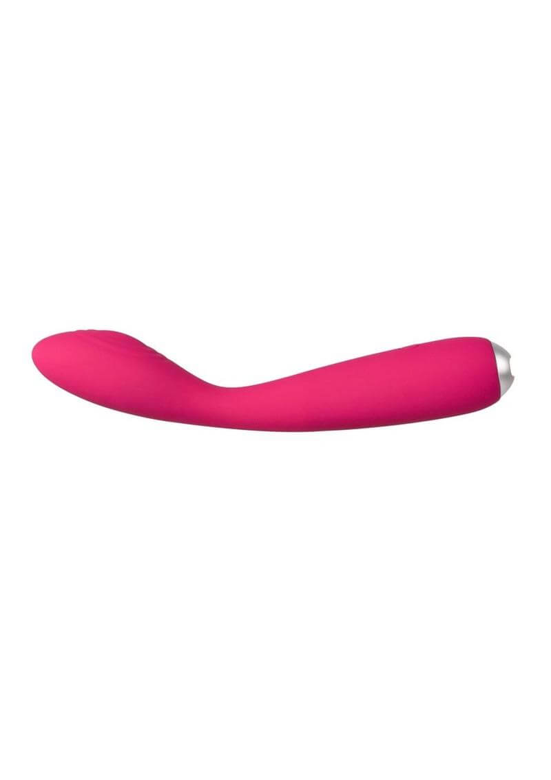 Svakom Iris Silicone G-Spot Rechargeable Vibrator in Plum Red for clitoris and G-spot stimulation