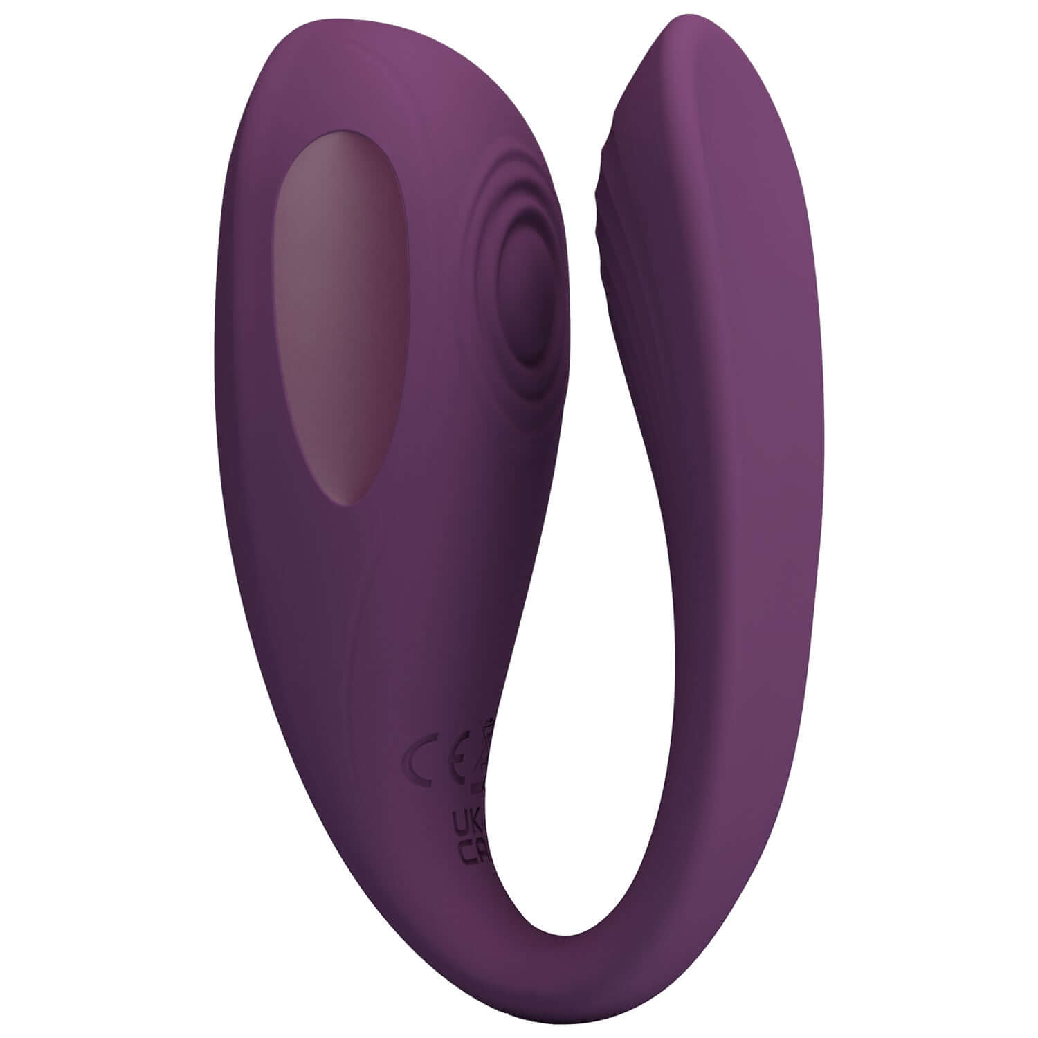 Aari Global App Control Vibrator in purple showcasing its sleek design and dual stimulation features for enhanced pleasure.