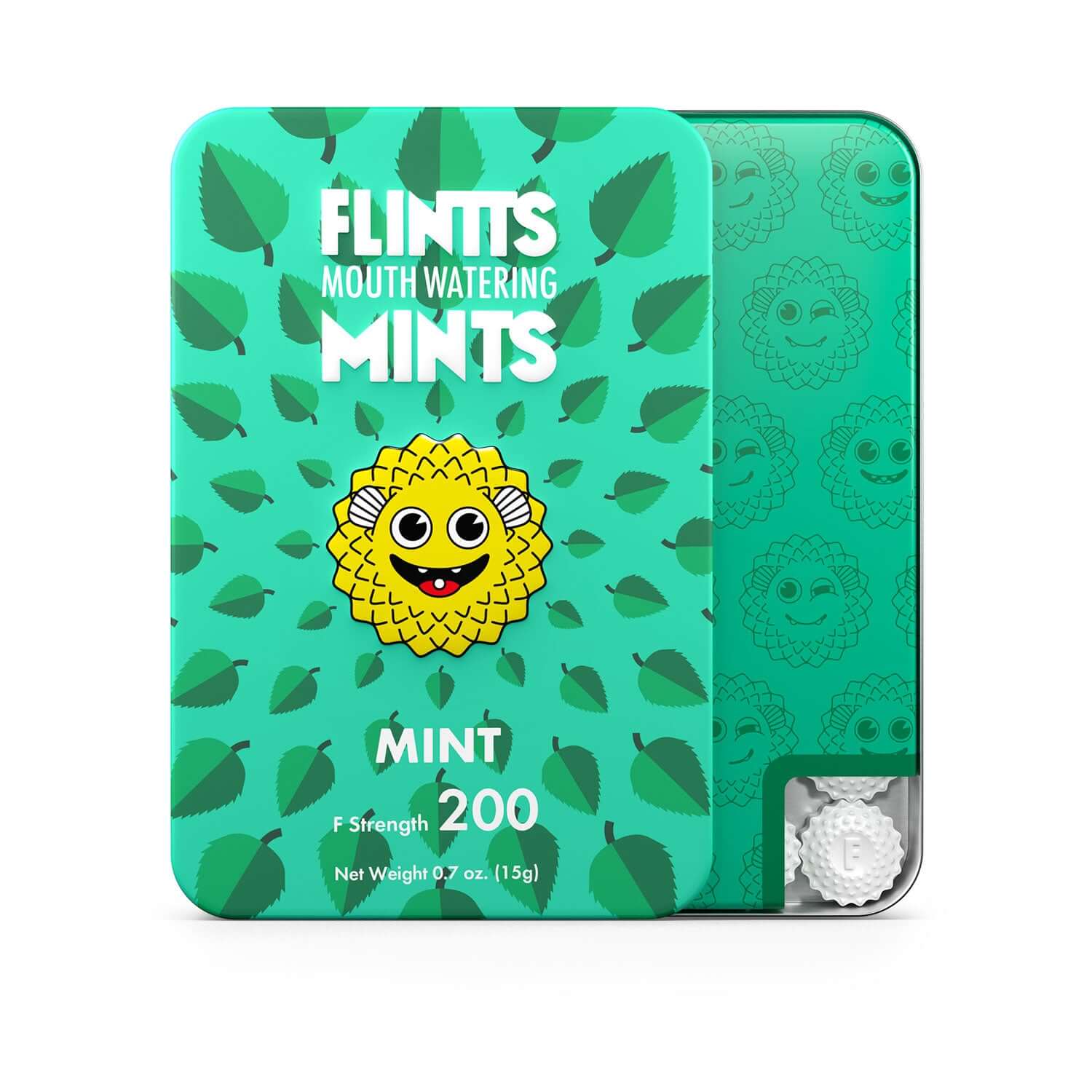 Flintts Mouth Watering Mints
 Mint - F-Strength 200-0