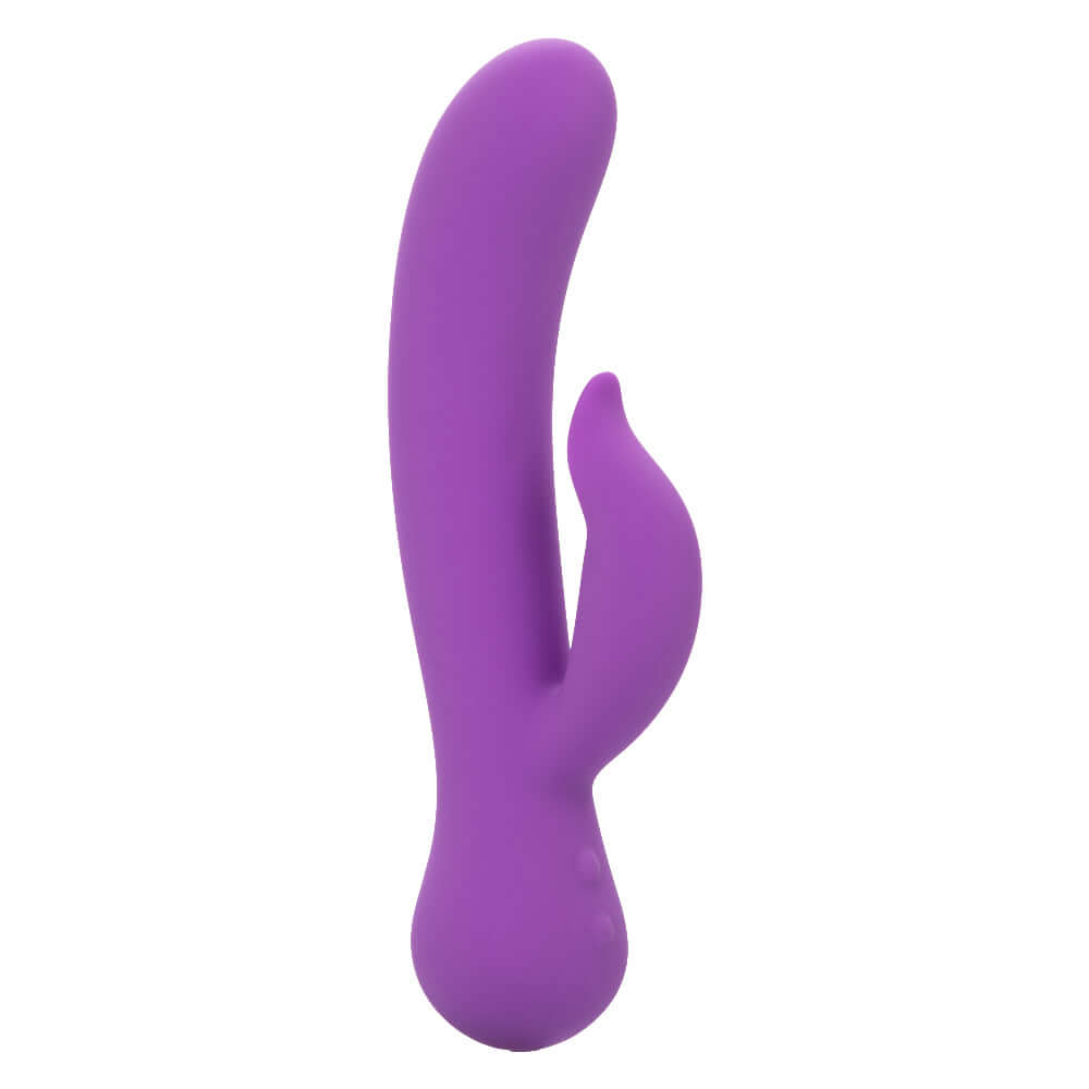 Purple First Time Rechargeable Rabbit Pleaser with dual stimulation design.