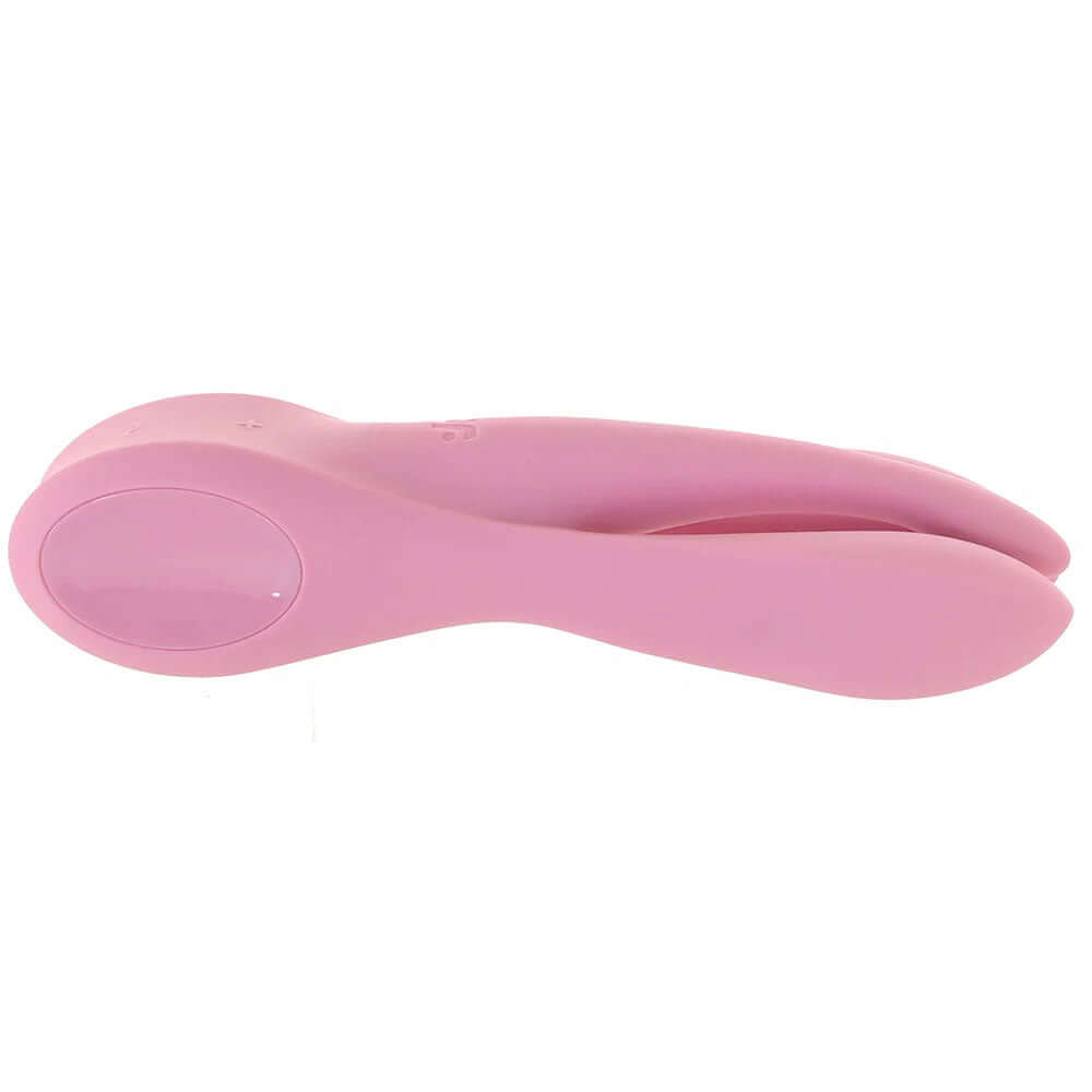 Threesome 1 vibrator in pink, designed for clitoral stimulation and comfortable handling.