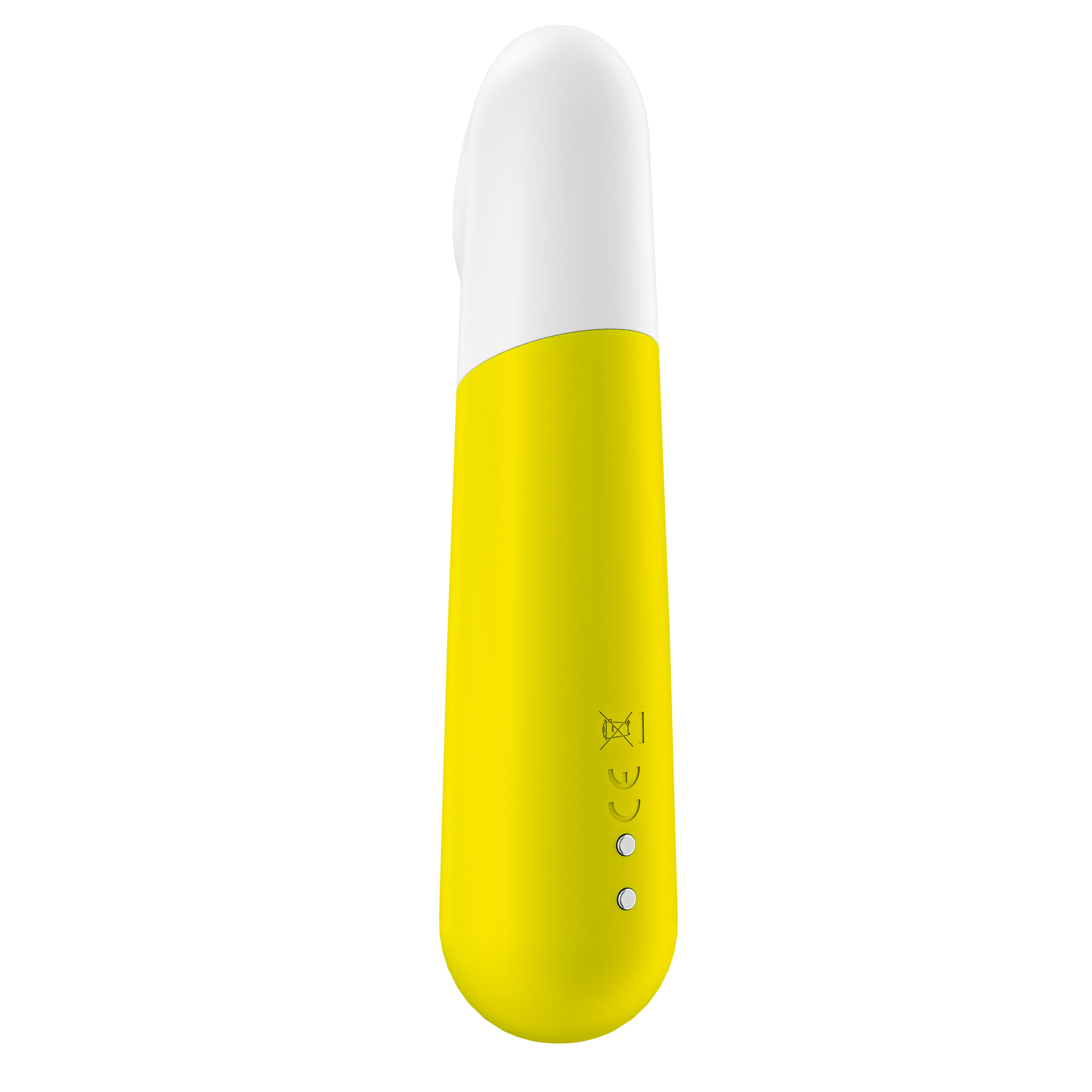 Yellow Satisfyer Ultra Power Bullet 4 made from soft silicone with waterproof IPX7 finish for intense clitoral stimulation