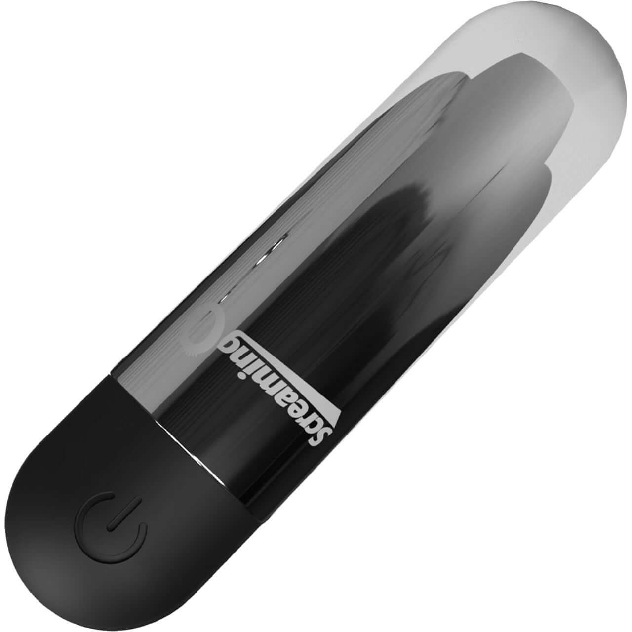 Screaming O Rechargeable Bullet in Silver with powerful motor and multi-speed vibration settings