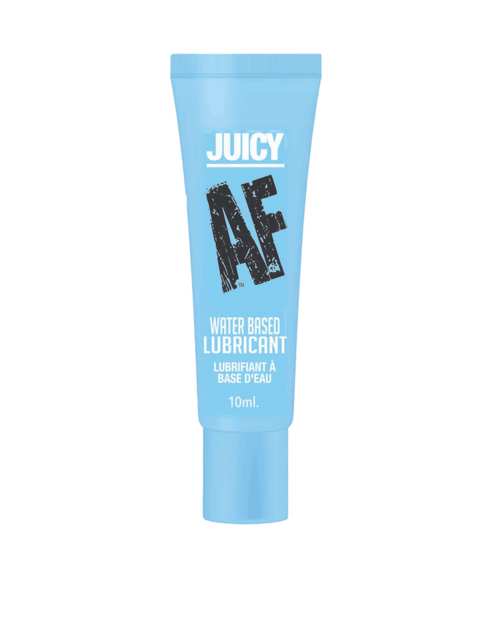 Juicy AF Water Based Lubricant 10ml Tube - Enhances Intimate Pleasure, Water-Based, Made in USA.