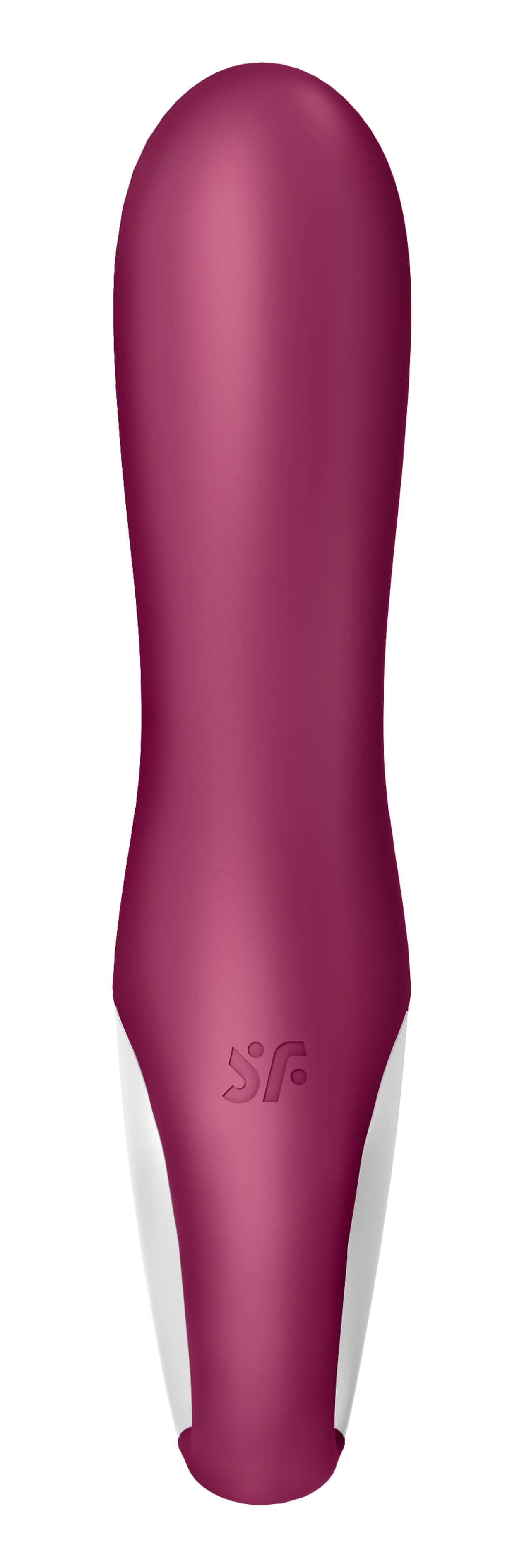 Hot Bunny Vibrator in purple, designed for flexible clitoral stimulation and luxurious heating function.