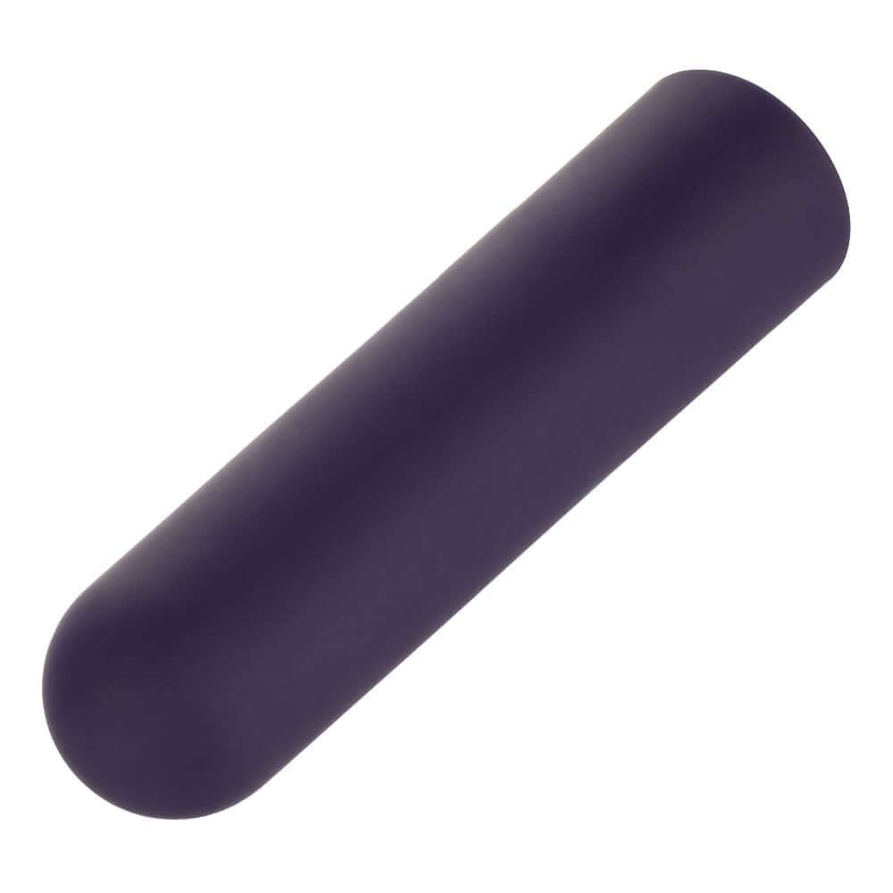 Turbo Buzz Rounded Bullet in purple, a compact body-safe vibrator with 10 functions and IPX7 waterproof rating for versatile stimulation.