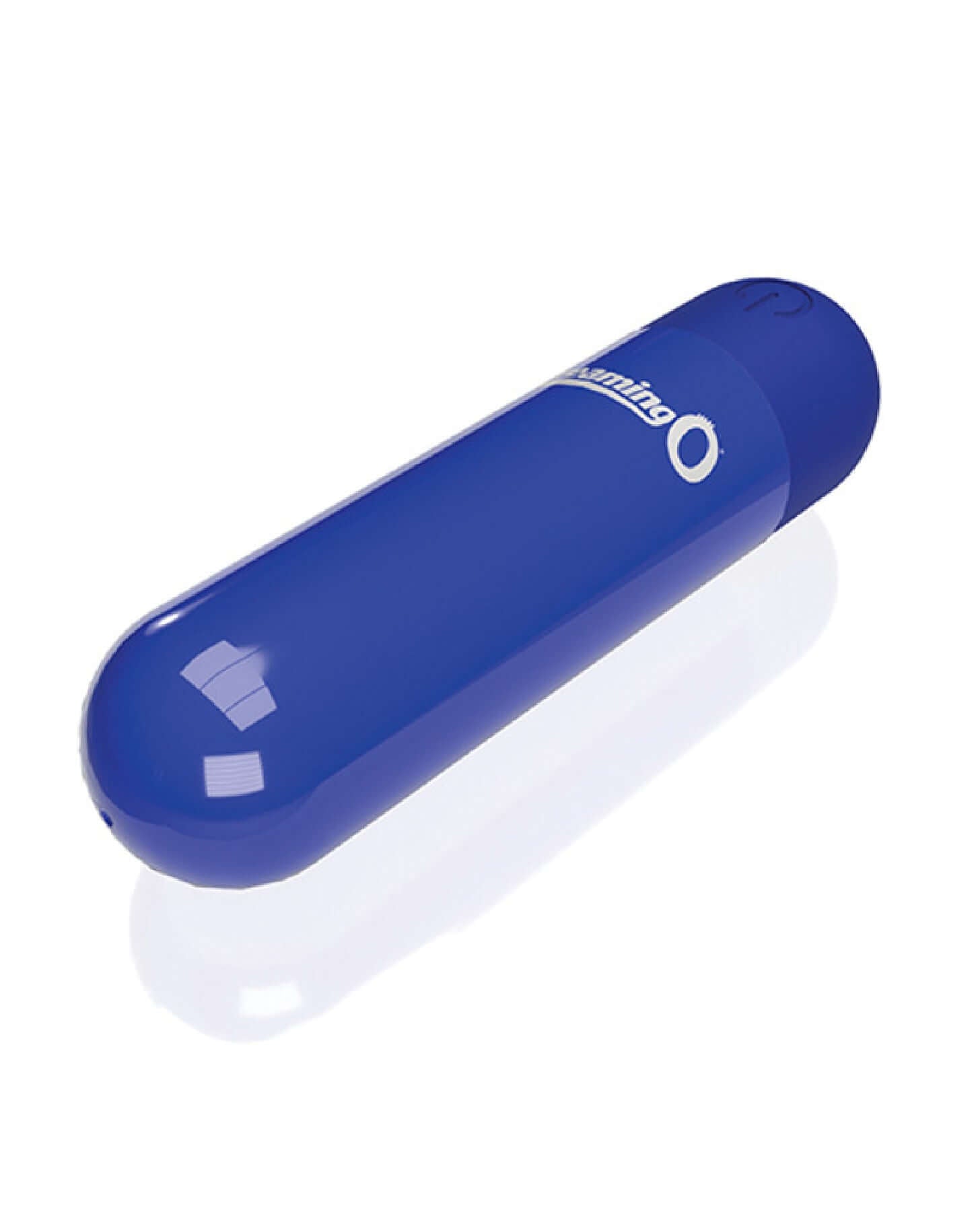 Screaming O Rechargeable Bullet Vibrator Blue - Compact Vibrator with Deep, Rumbling Vibrations for Customized Pleasure