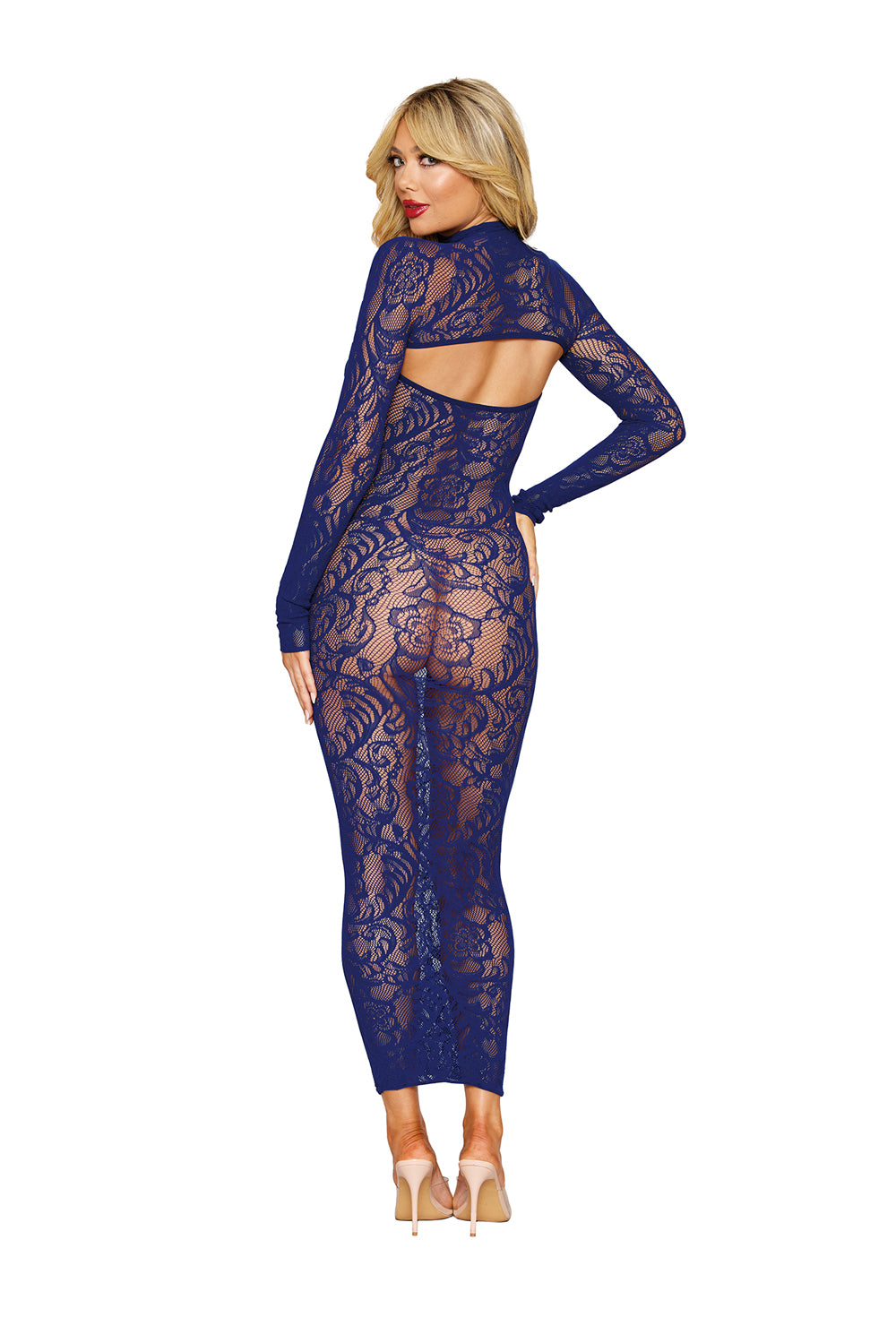 Bodystocking Gown and Shrug Dmnd - One Size - Eclipse-1