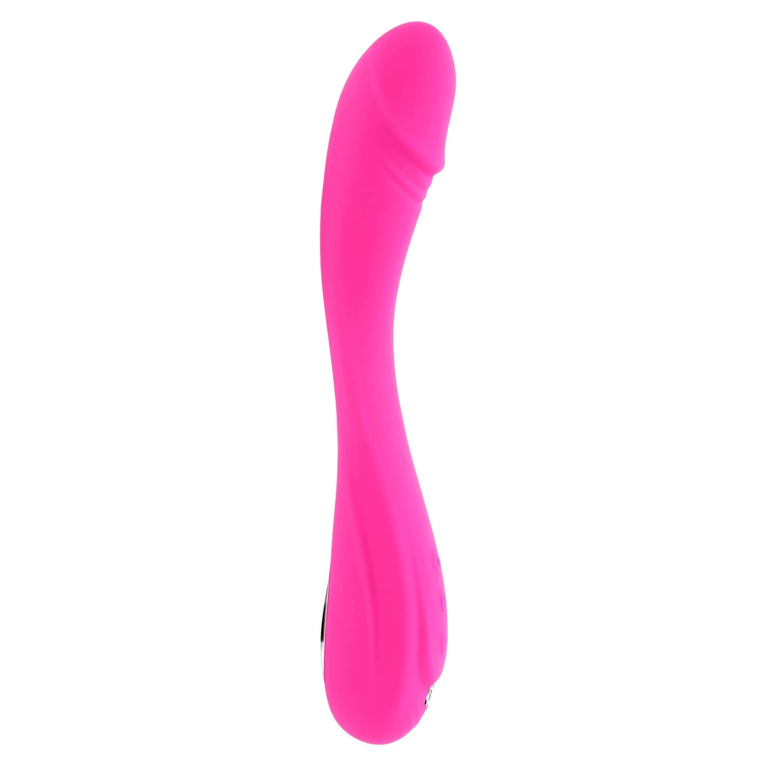 Sugar Rush Vibrator in pink, featuring a flexible shaft and textured head for G-spot stimulation.