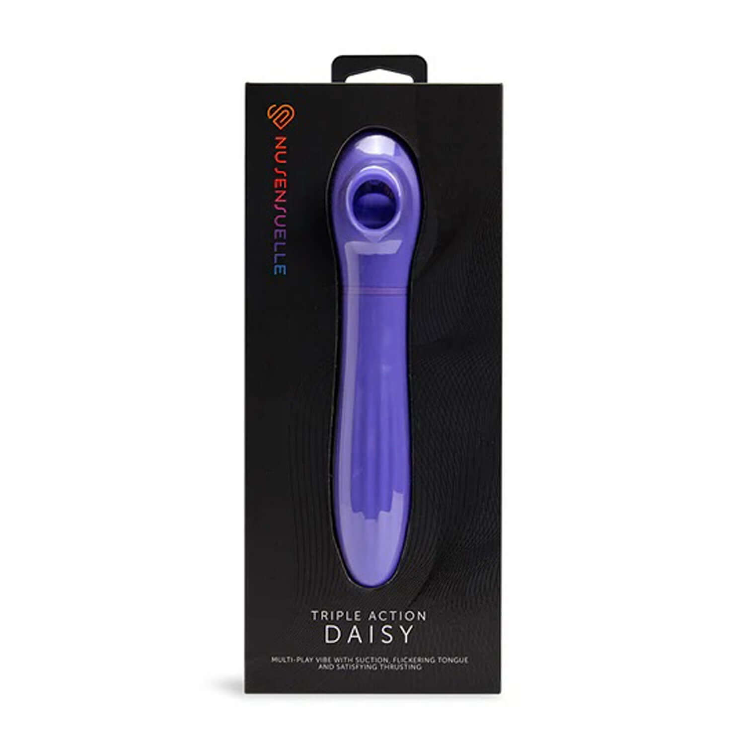 Nu Sensuelle Triple Action Daisy Massager - Ultra Violet