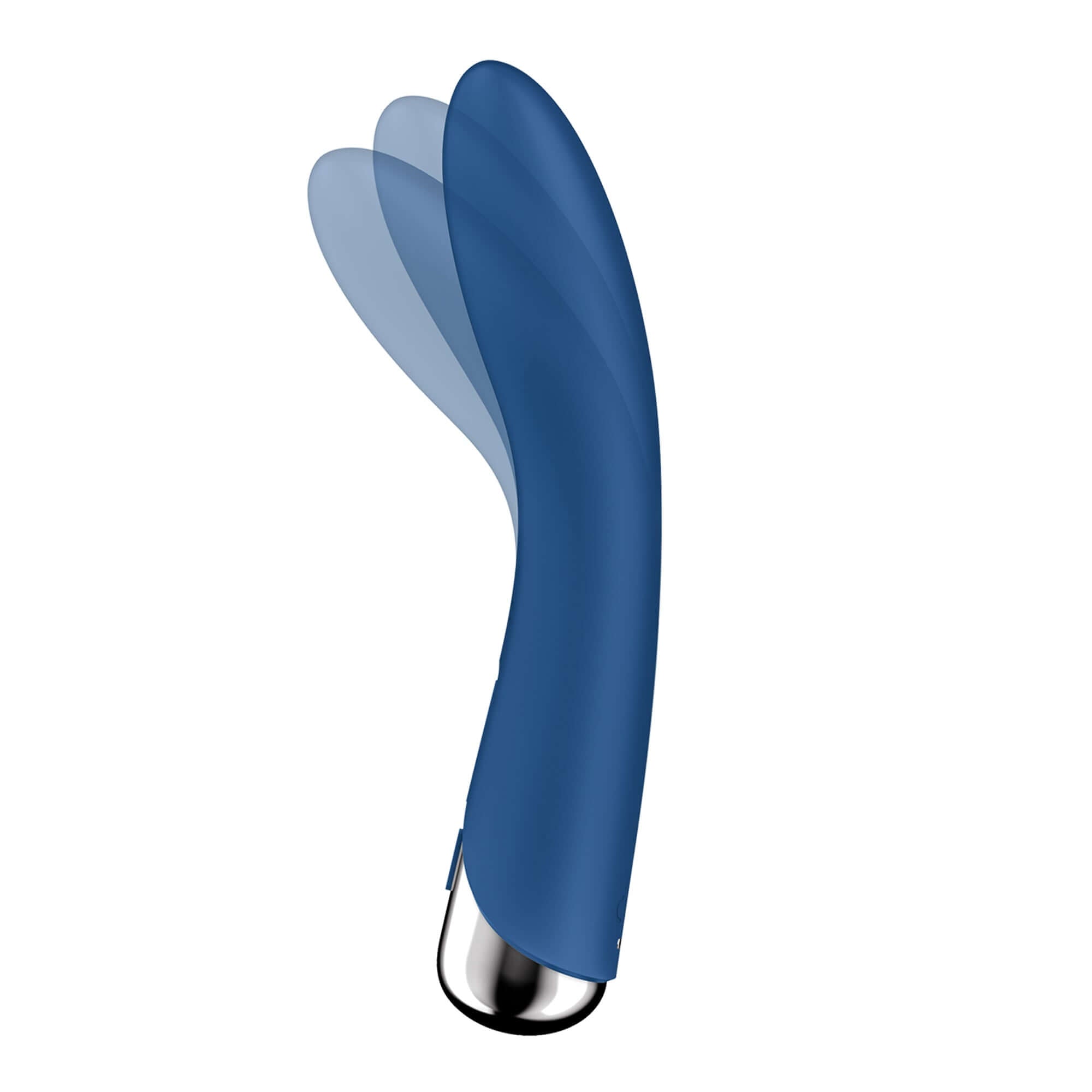 Spinning Vibe 1 in blue, a G-spot vibrator with a rotating head for intense stimulation and pleasure.