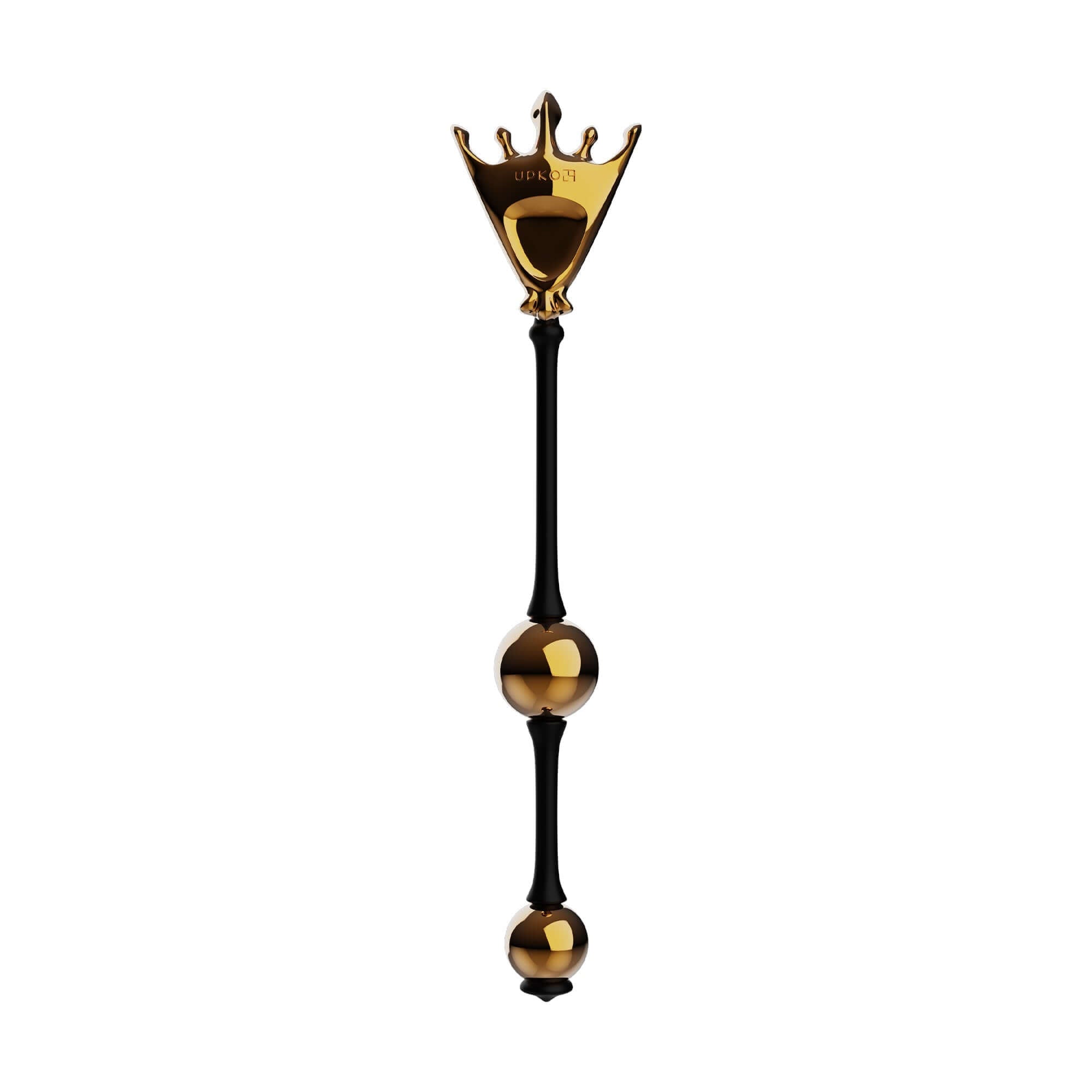 Premium metal pleasure balls from "The Chess" Collection, inspired by the queen chess piece for Kegel exercises.