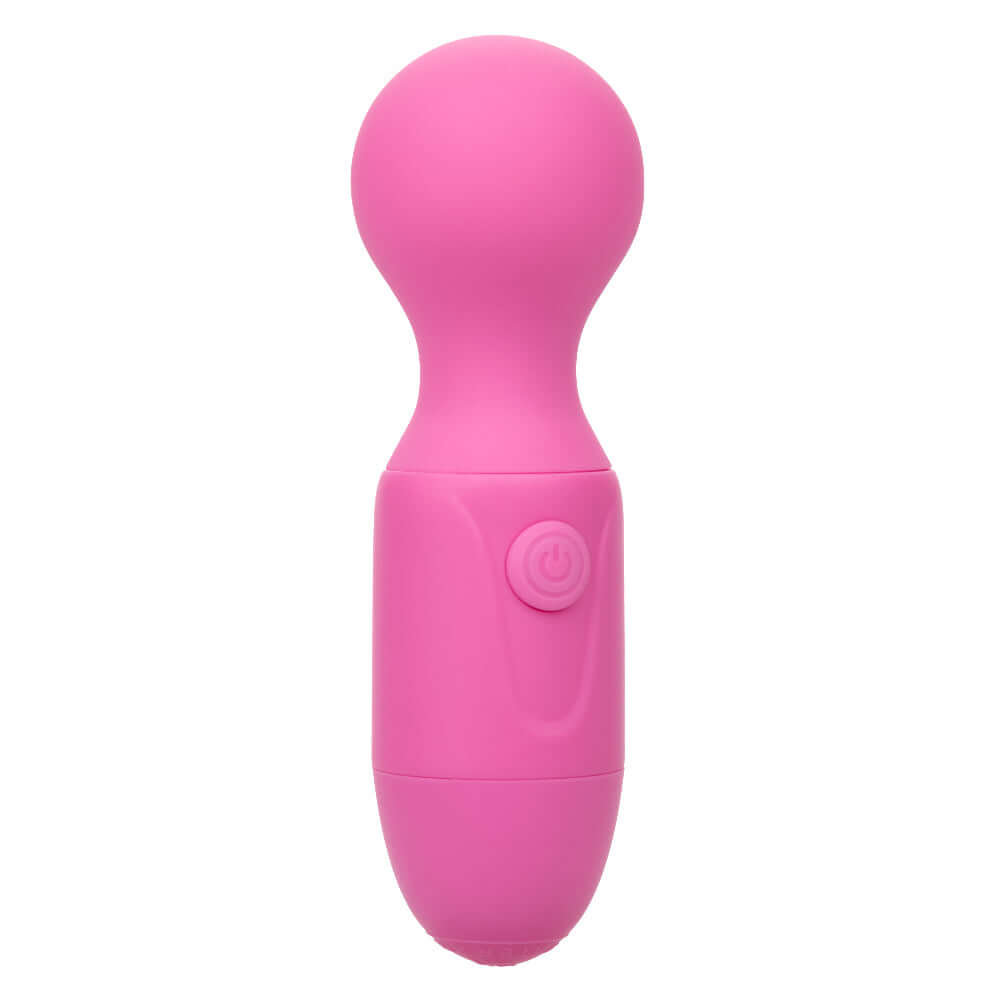 First Time Rechargeable Massager - Pink, small yet powerful personal pleasure device with intense vibrations and flexible neck