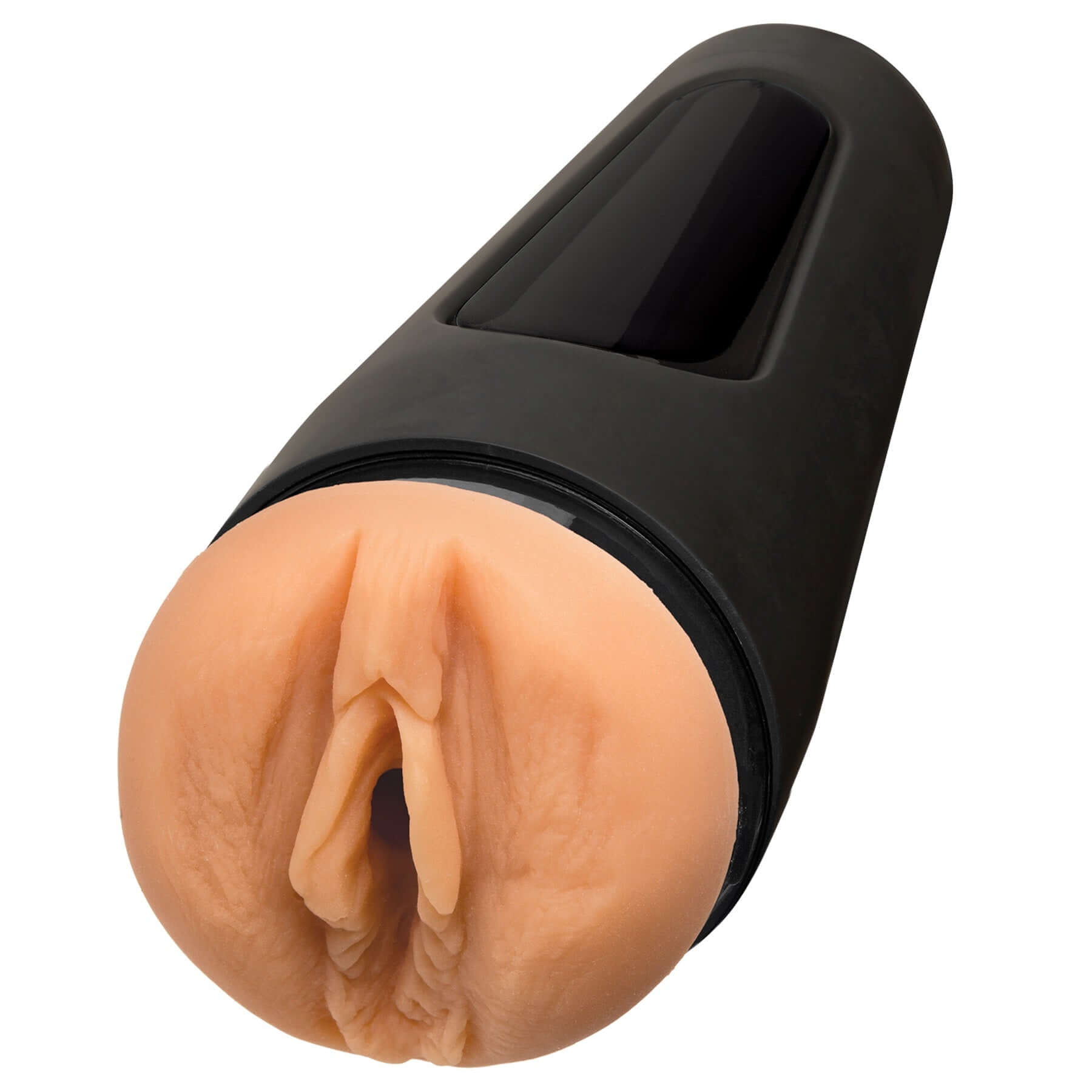 Doc Johnson Main Squeeze Vicky Vette Pussy ULTRASKYN stroker with squeezable grip and suction-adjusting end cap, realistic feel.