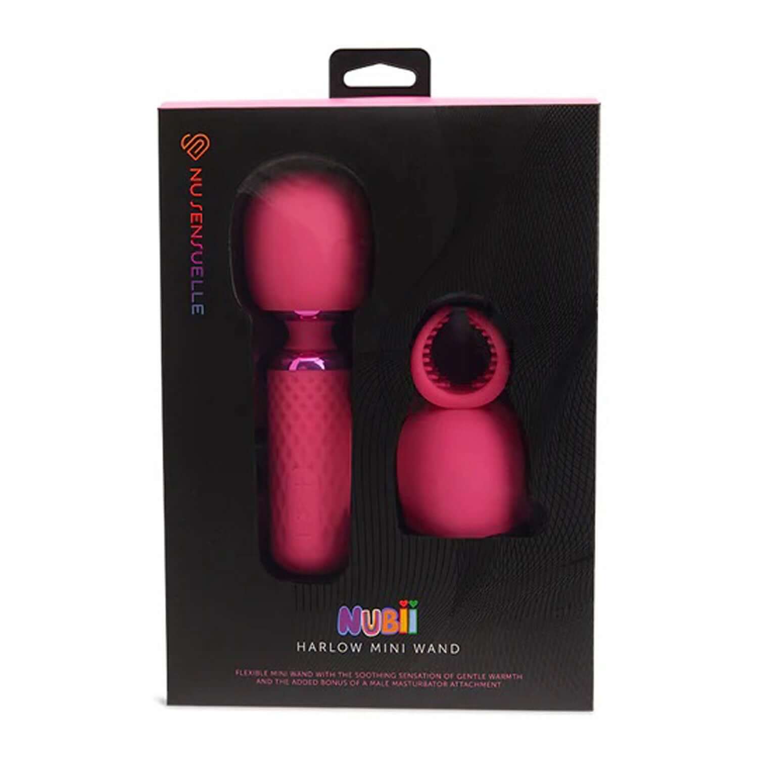 Nu Sensuelle Nubii Harlow Mini Wand Massager - Pink