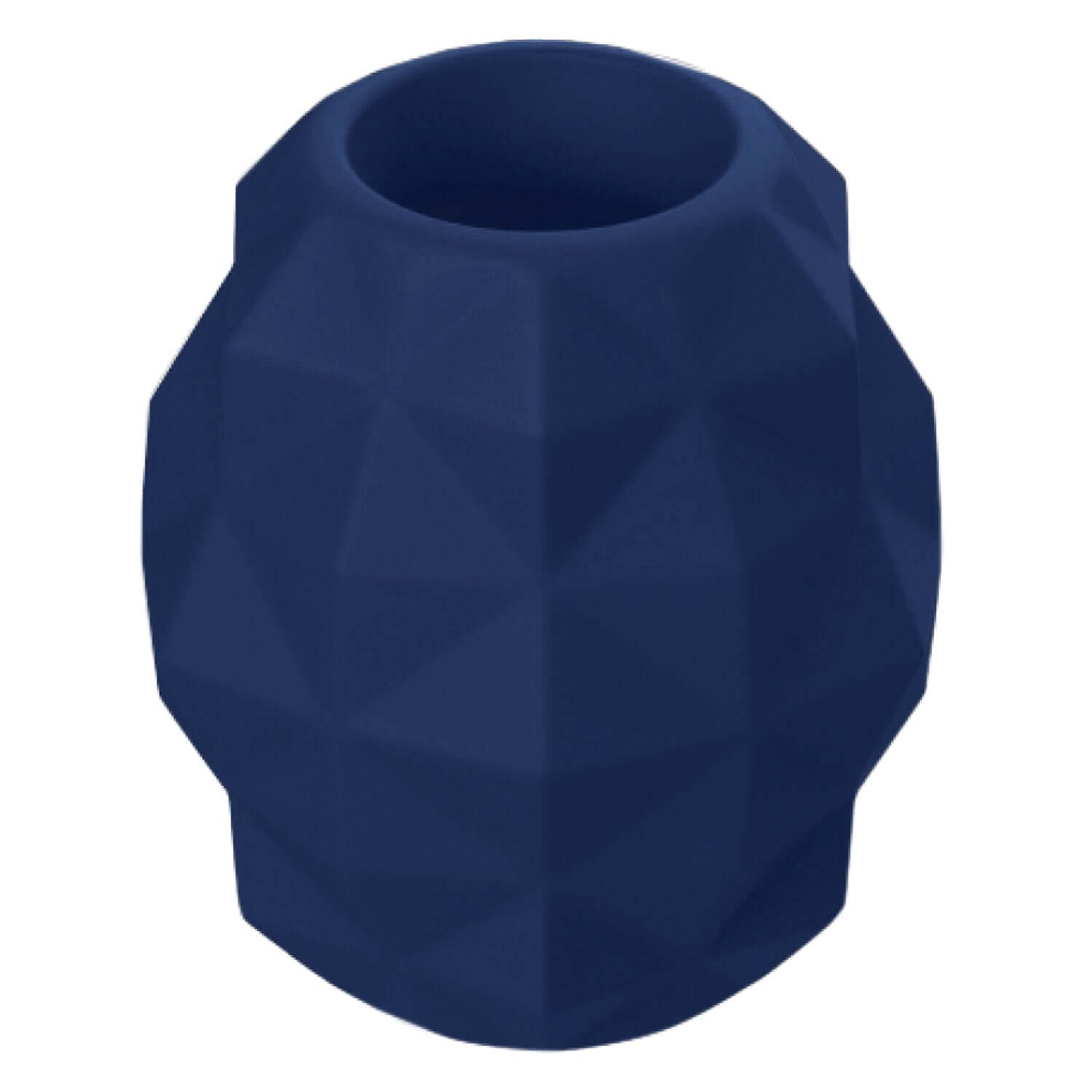 Exp-Load Grenade Stroker in blue, textured silicone for enhanced comfort and stimulation, reusable and body-safe.