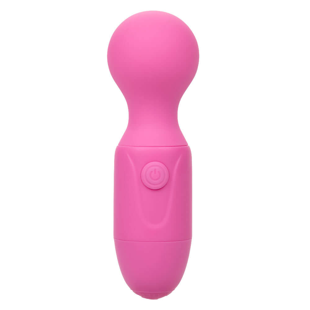 Pink First Time Rechargeable Massager with flexible neck and powerful vibrations for personal pleasure.