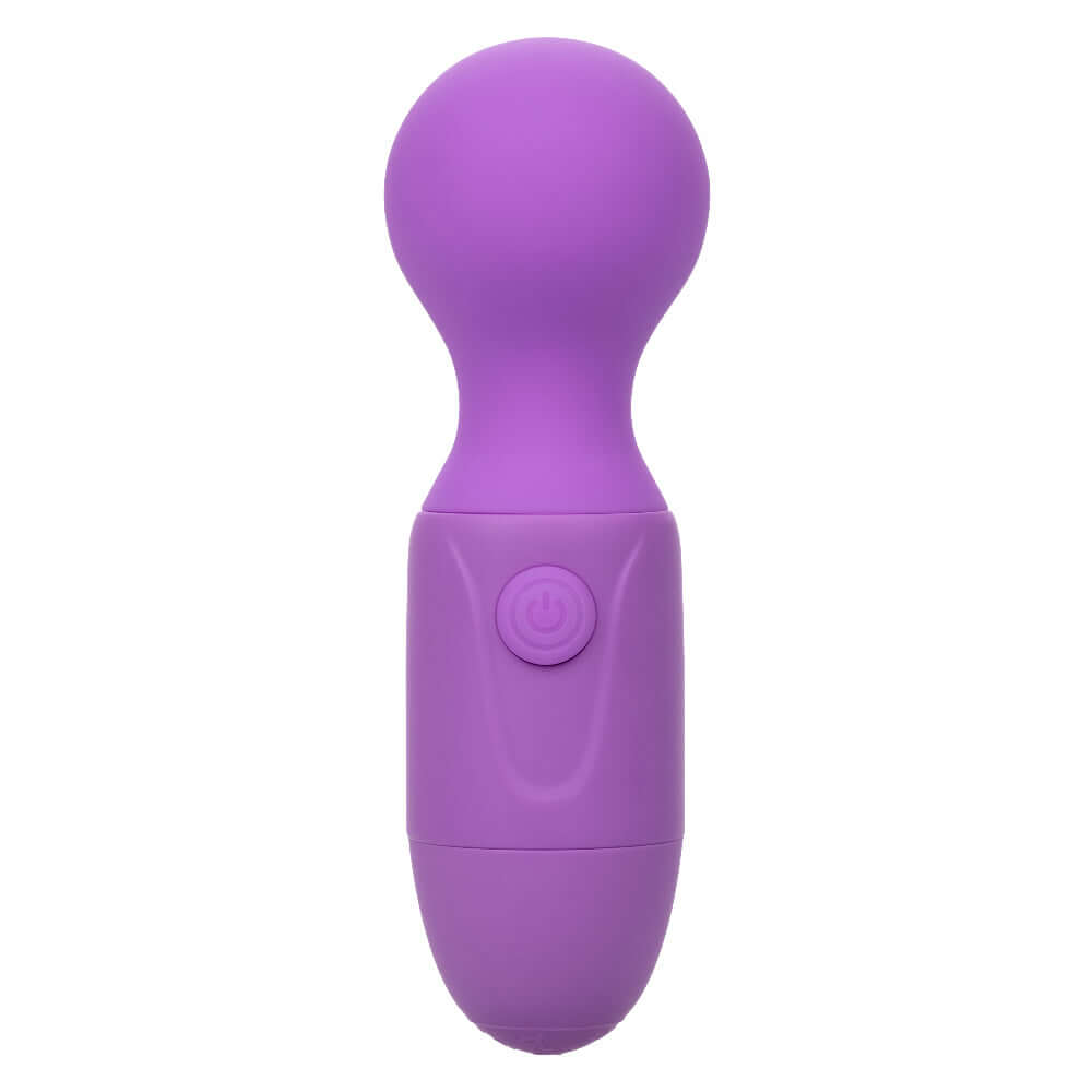 First Time Rechargeable Massager - Purple, with flexible neck and intense vibrations, ideal for personal pleasure and relaxation.