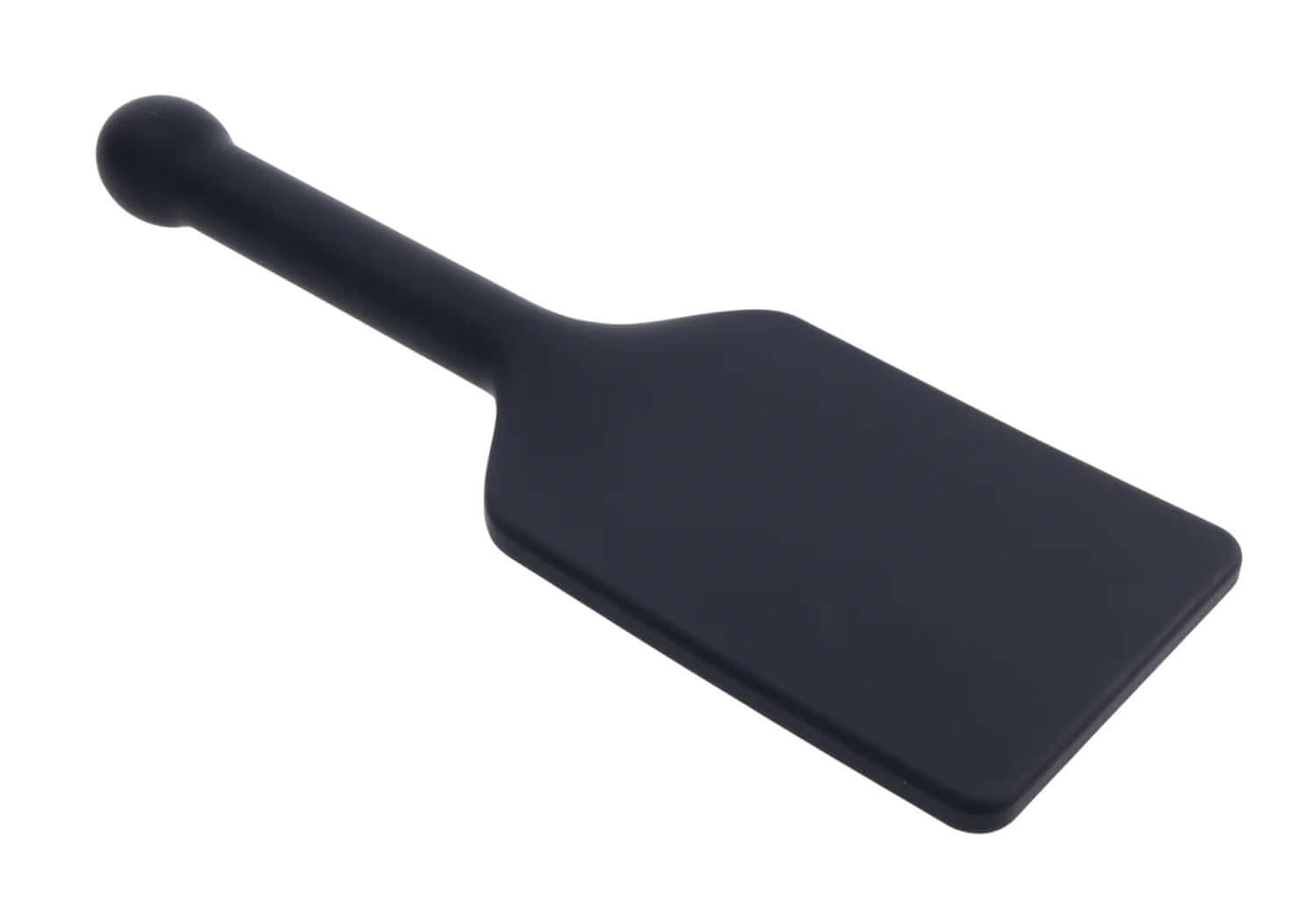 Edge Silicone Paddle in black, designed for impactful sensations and dynamic play in adult experiences.