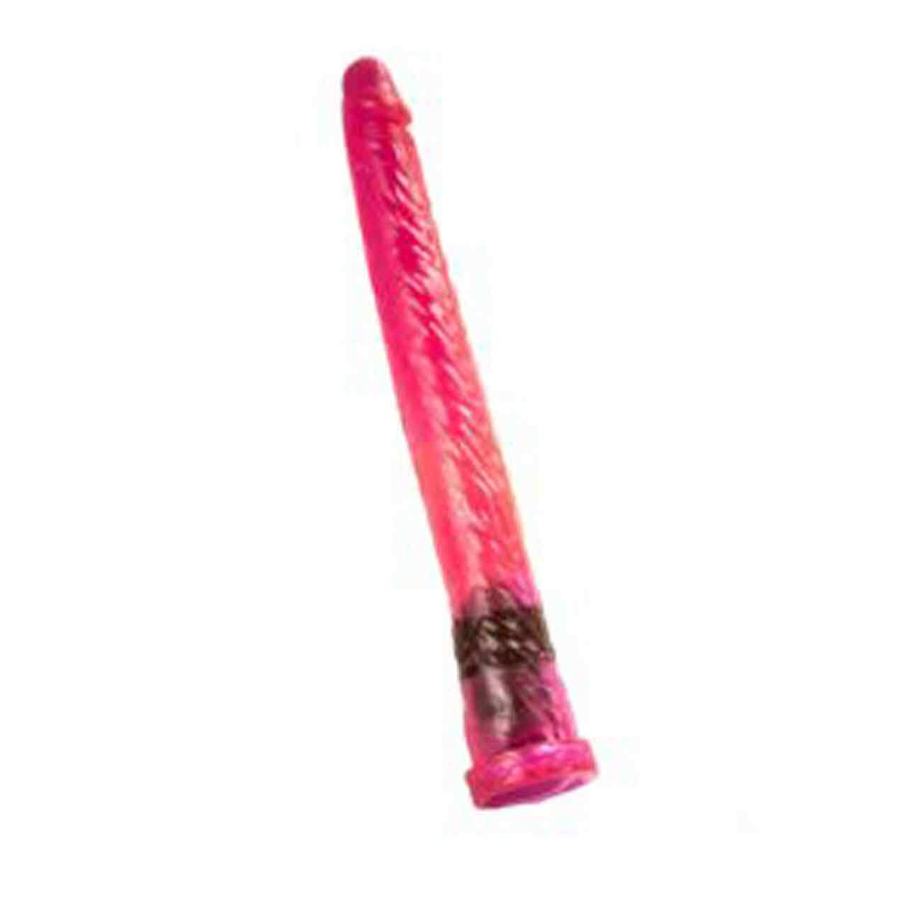 Pink Anal Tickler Jelly Dildo with a long and slender design for unforgettable pleasure exploration.