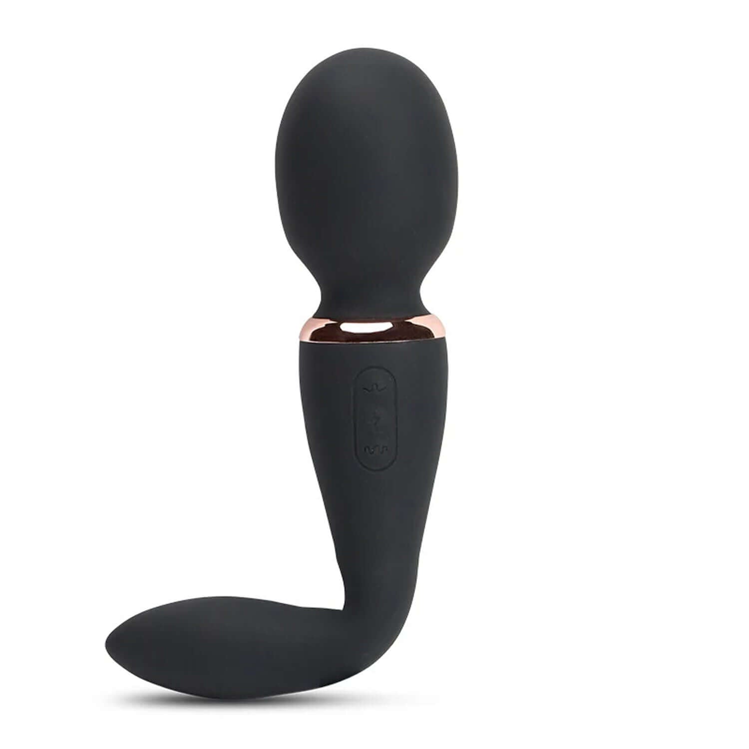 Nu Sensuelle Alluvion Xlr8 Wand in black with flexible handle for versatile stimulation and 12 speed settings.