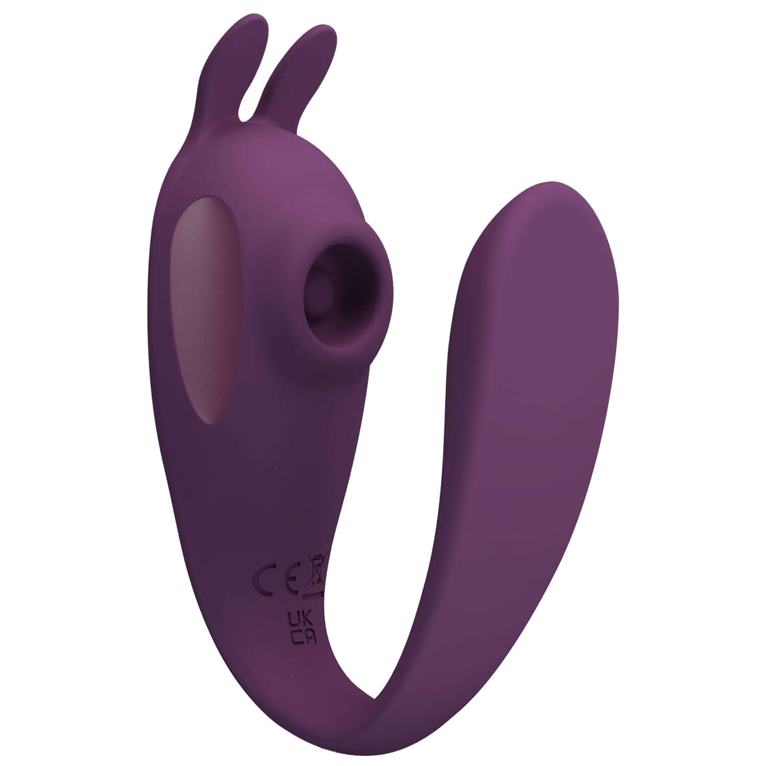 Shey Global App Control Vibrator in purple, featuring ergonomic C-shape design for clitoral and G-spot stimulation.