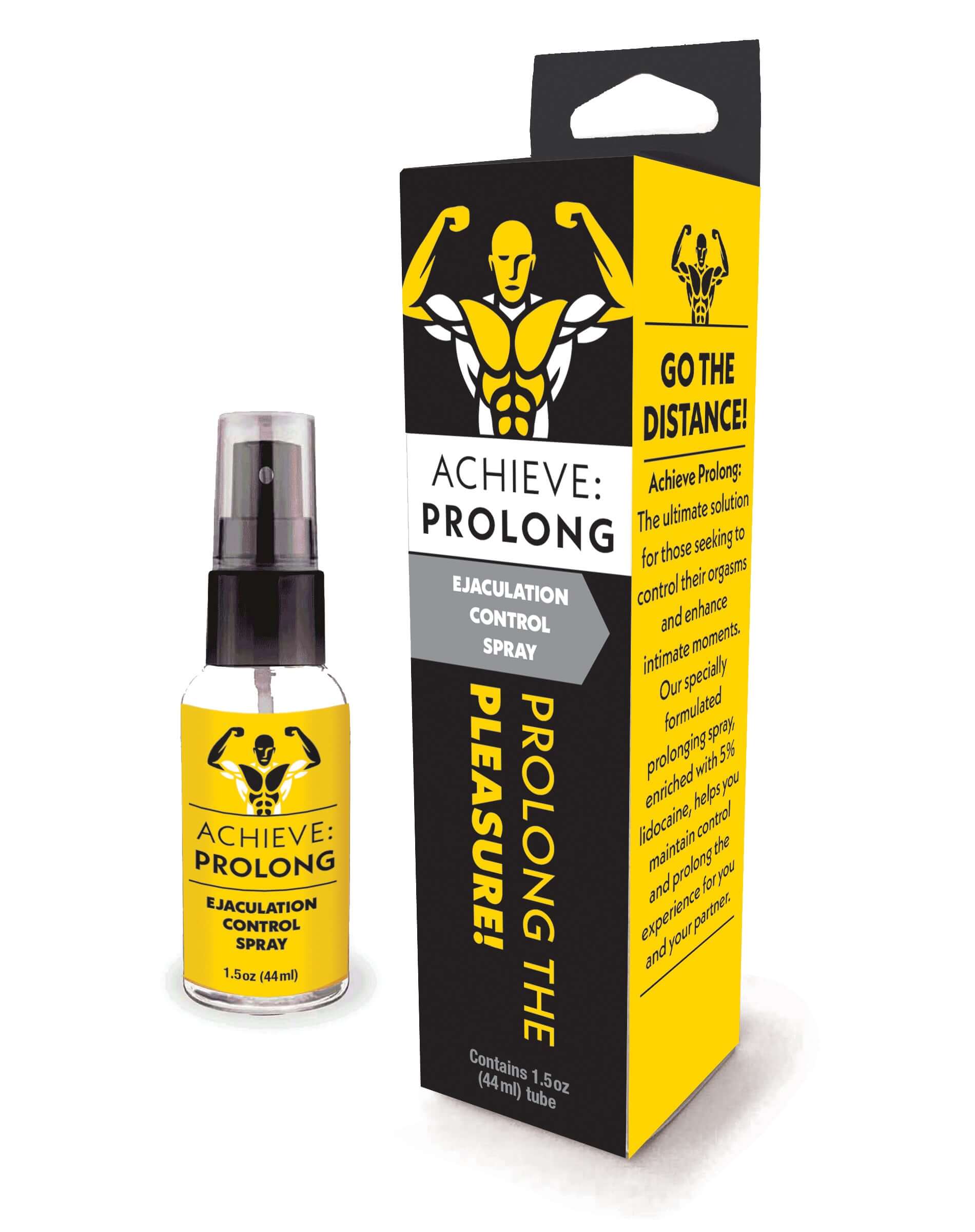 Achieve Prolong Ejaculation Control Spray 1 Oz for extended pleasure and satisfaction in the bedroom.