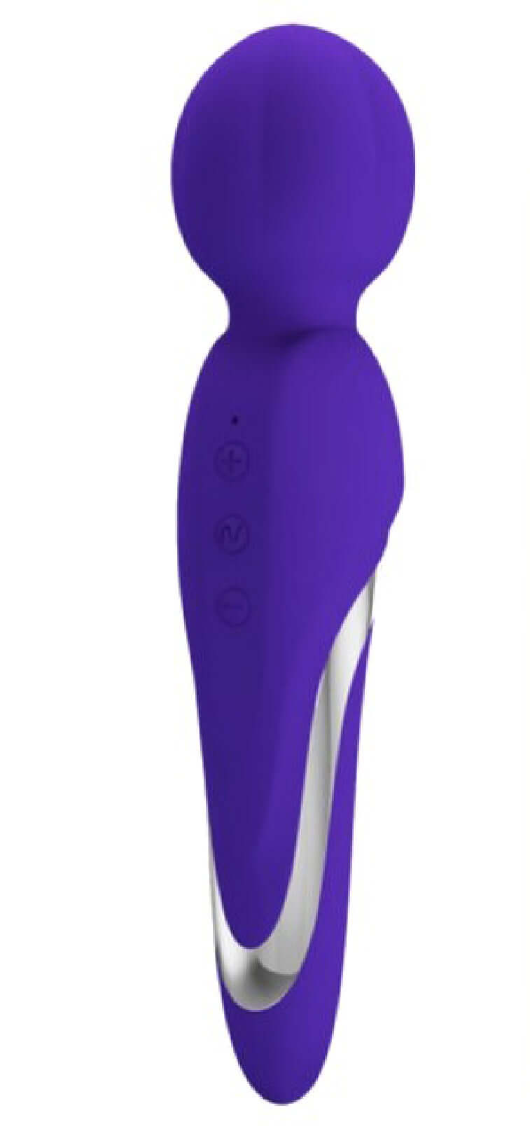 Walter Super Soft Silicone Wand Violet, ultra soft touch, skin-friendly, 7 vibrating modes, enhances sexual happiness moments.