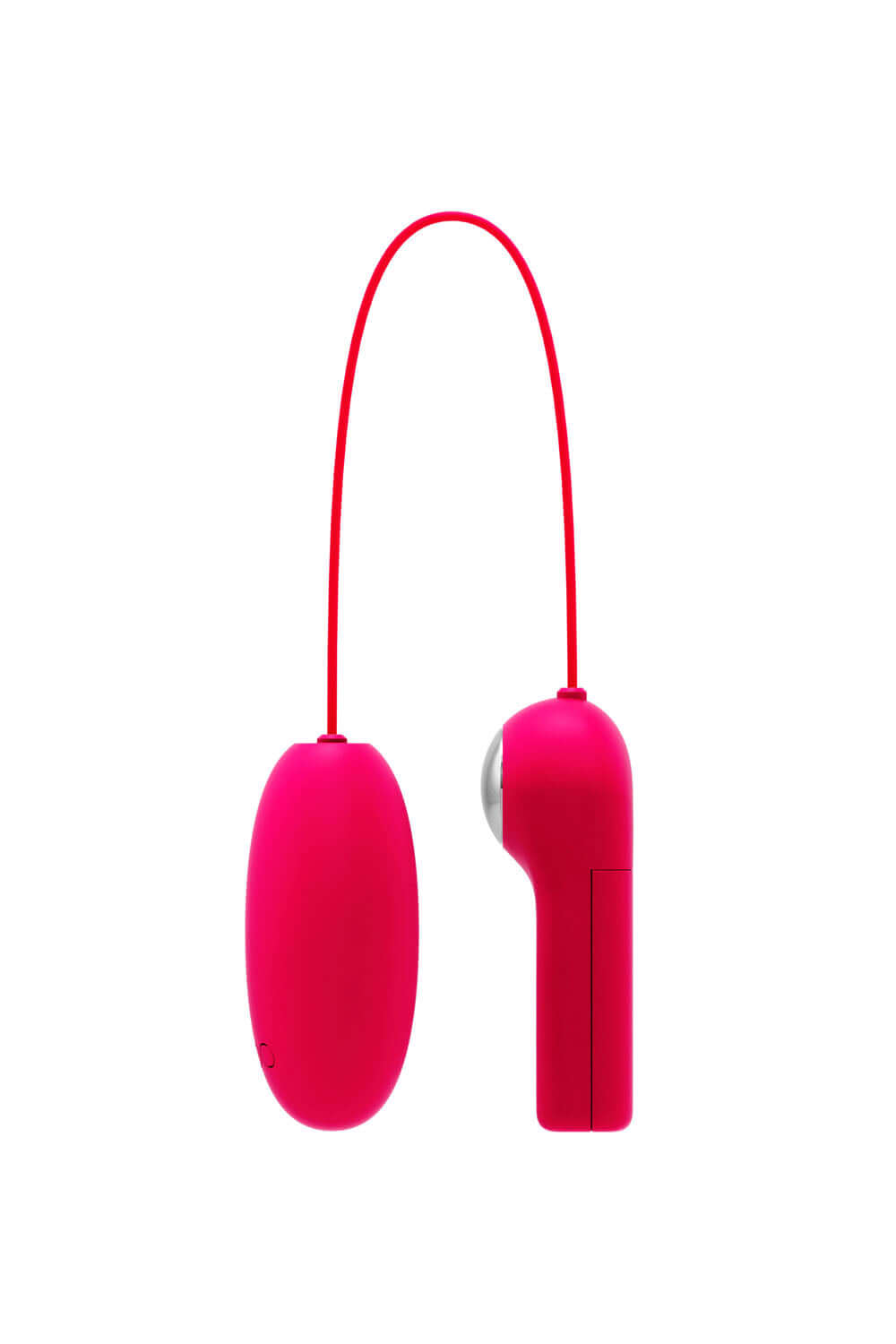 Ami Remote Control Bullet Foxy Pink - 10 vibration modes, lightweight, submersible silicone vibe with wired remote for discreet pleasure.