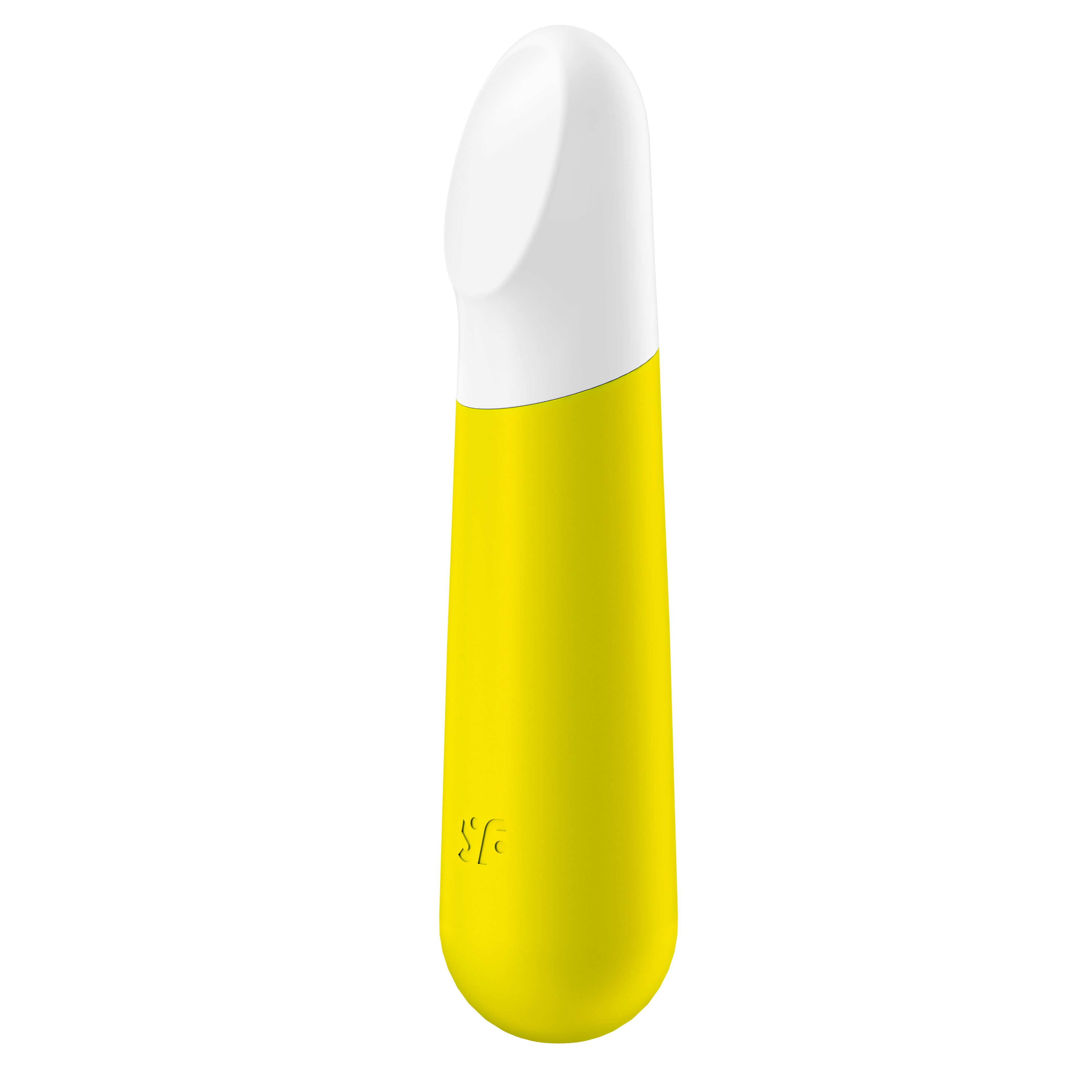 Ultra Power Bullet 4 Yellow vibrator with powerful clitoral stimulation and waterproof silicone body for intense vibrations and easy cleaning.