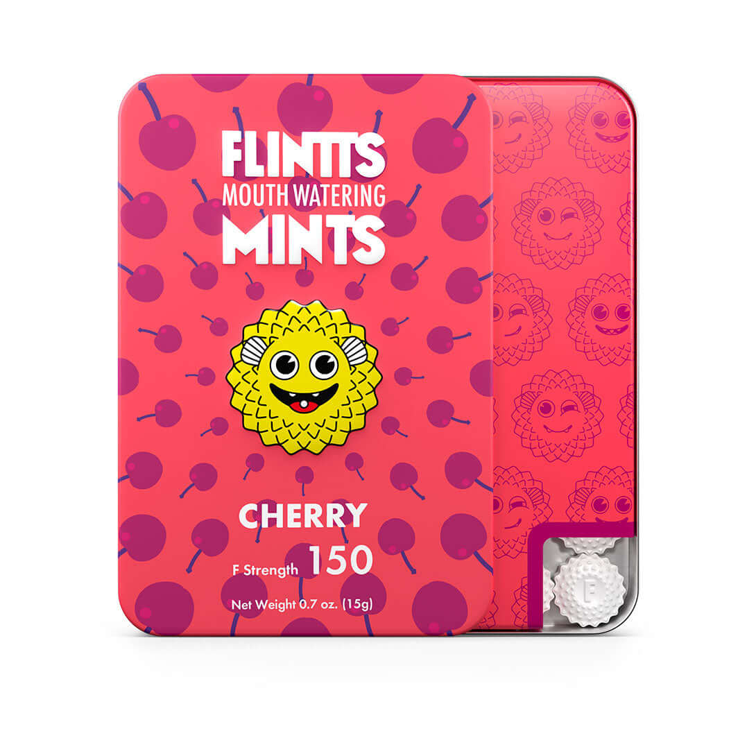 Flintts Mouth Watering Mints Cherry - F-Strength 150-0