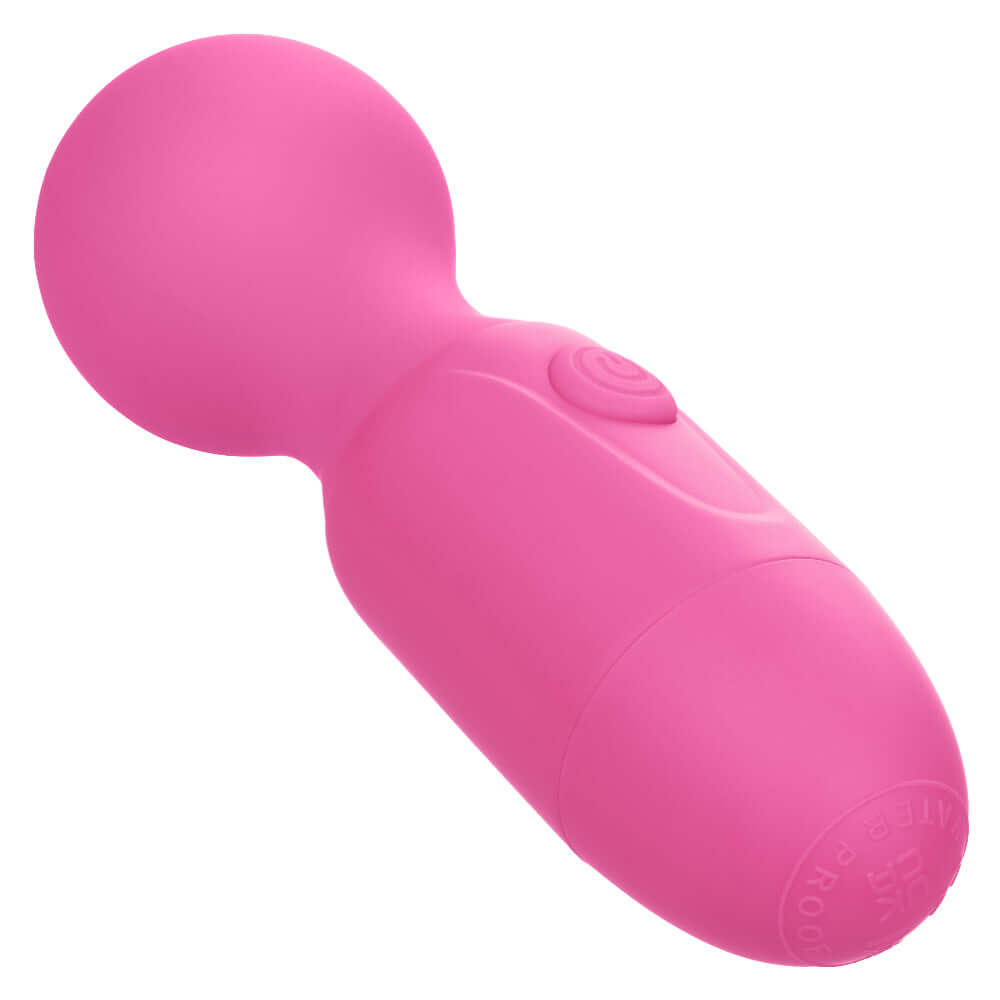 Pink First Time Rechargeable Massager with flexible neck for personal pleasure and intense vibrations.