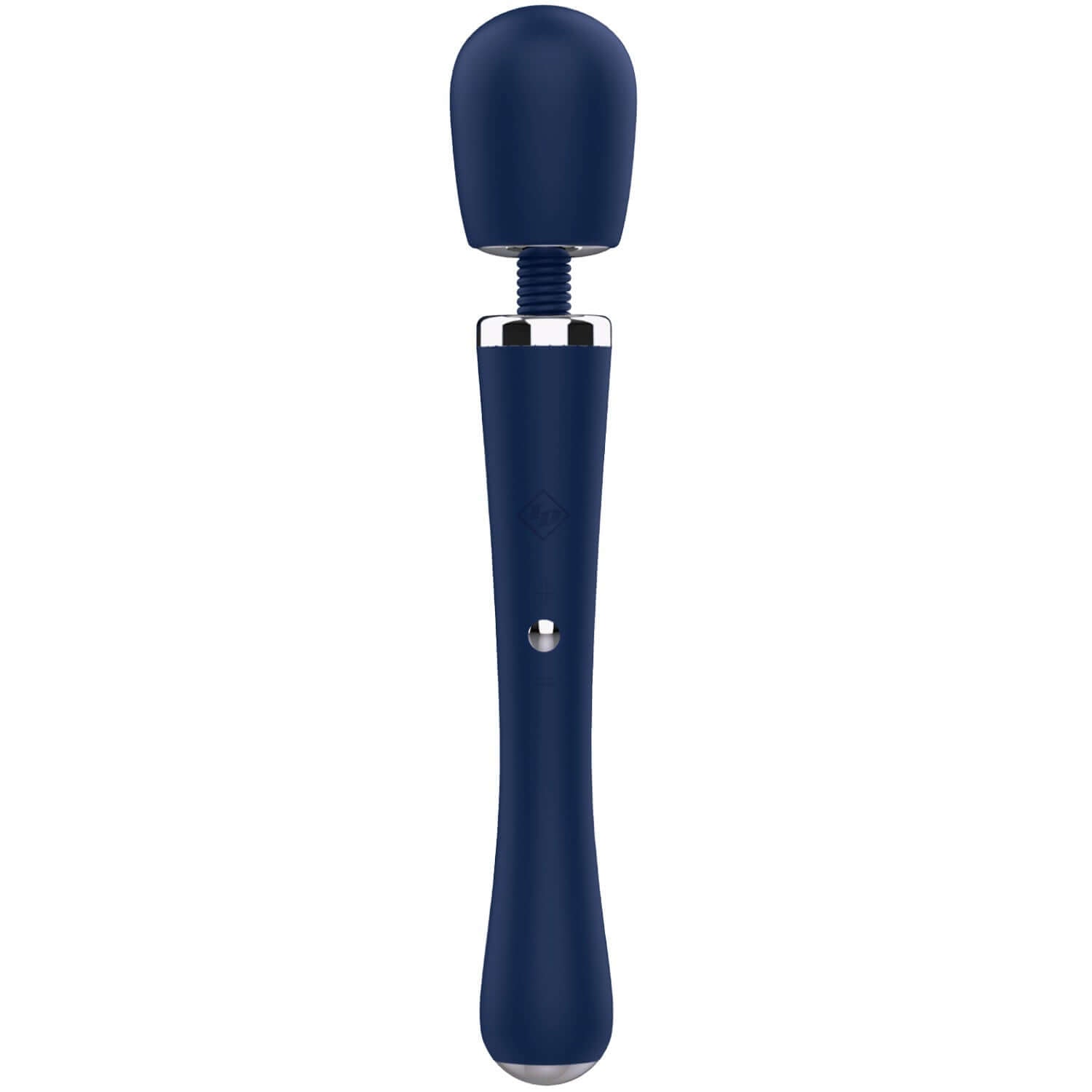 Indulge Me Pleasure Wand in blue, featuring an ergonomic handle and ultra-powerful head for intense vibrations.