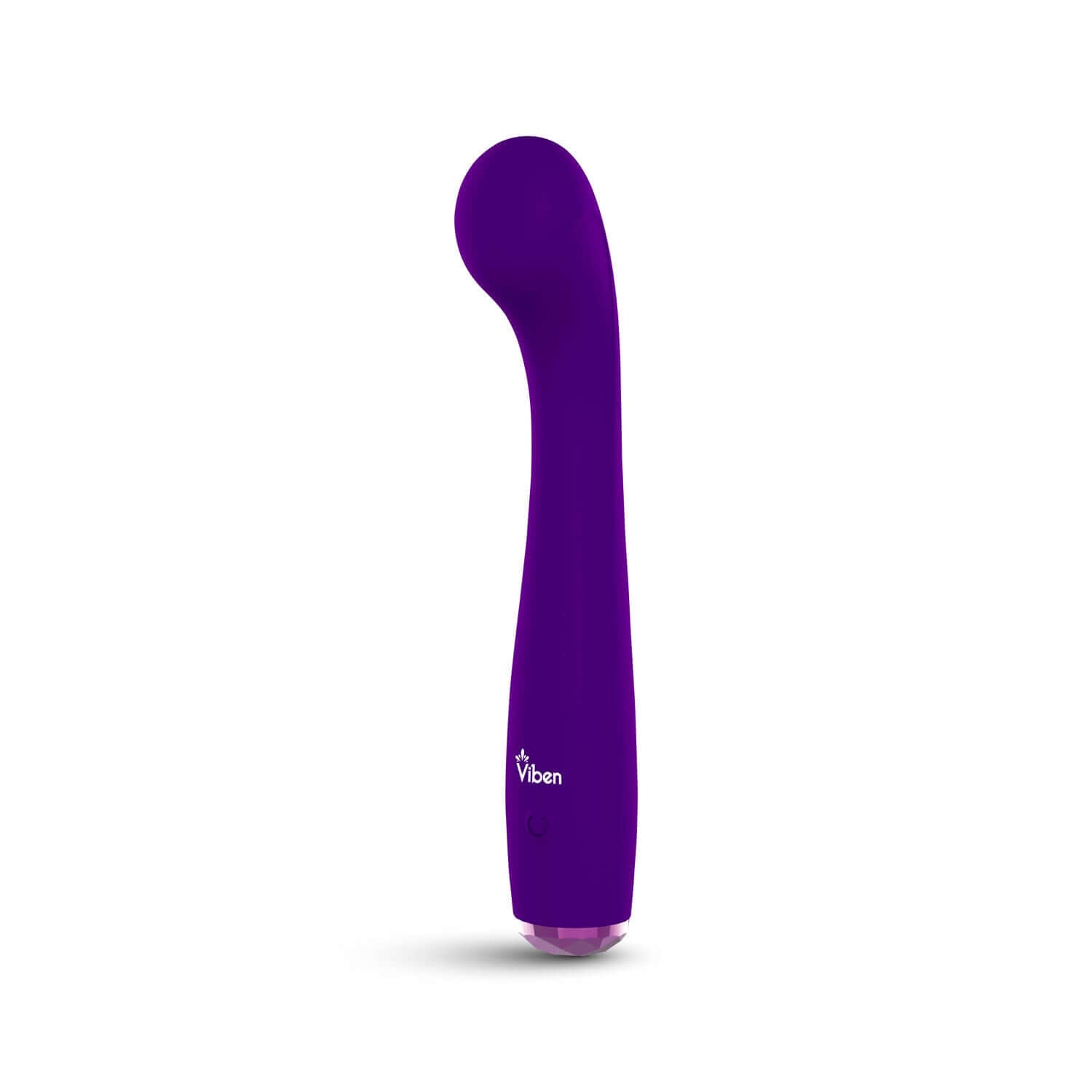 Viben Devotion Violet Intense G-Spot Vibe, sleek silicone design for optimal internal stimulation, ideal for couples or solo play.