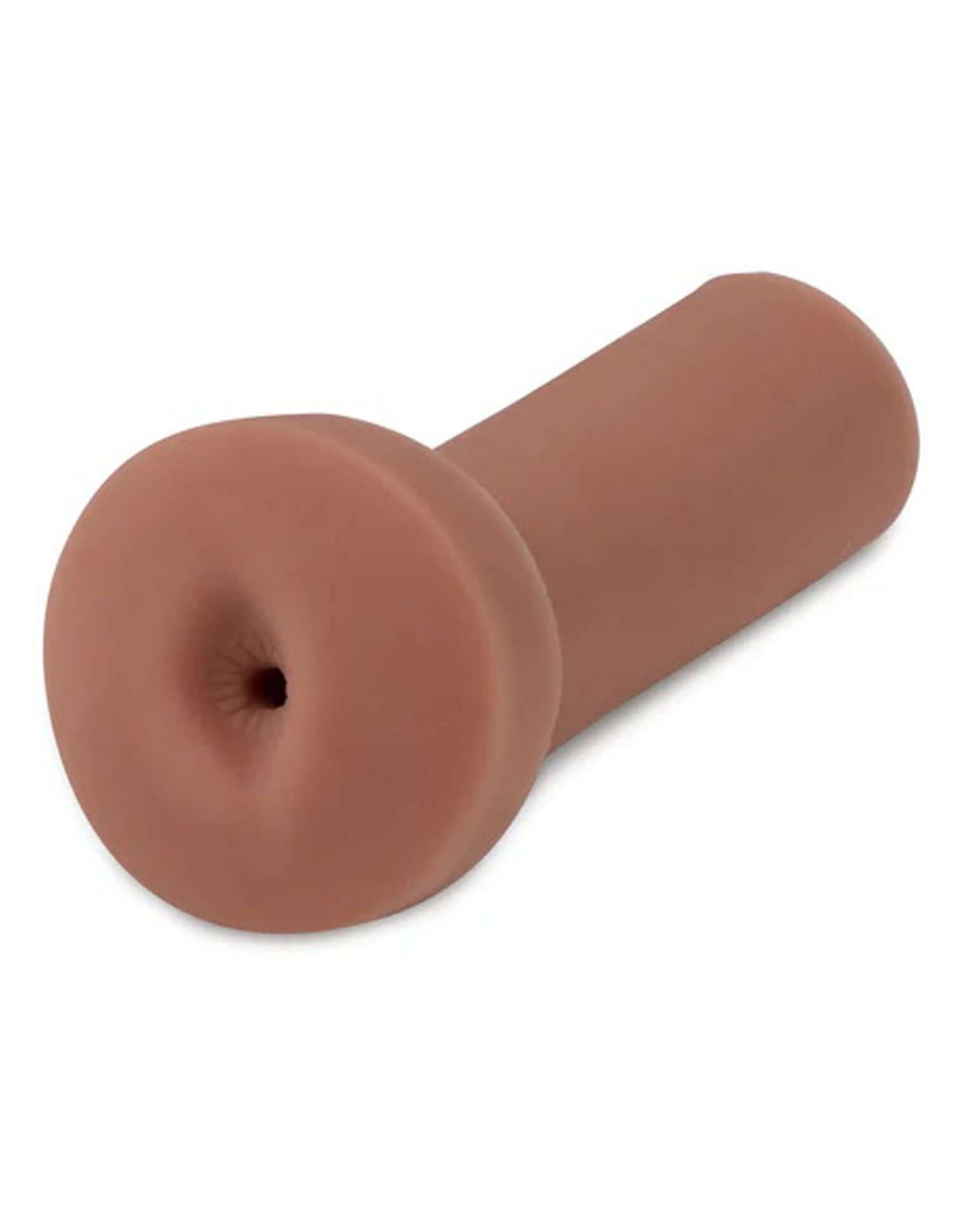 Realistic brown sex toy for pleasure, perfect for intimate exploration and practice sessions.