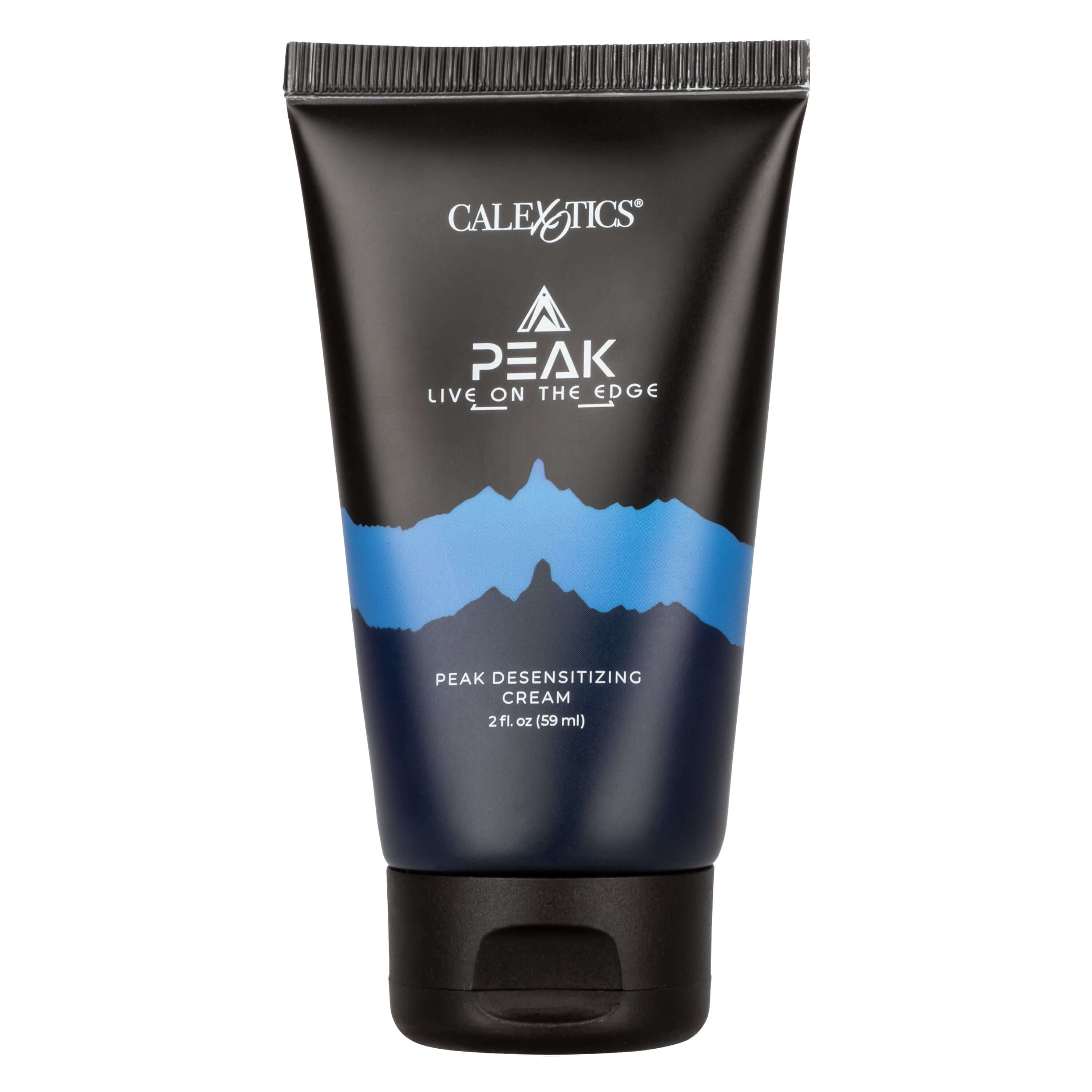 Peak Desensitizing Cream 2 Oz tube, premium formula with lidocaine to extend sexual activity, ensuring comfort and prolonged moments of passion