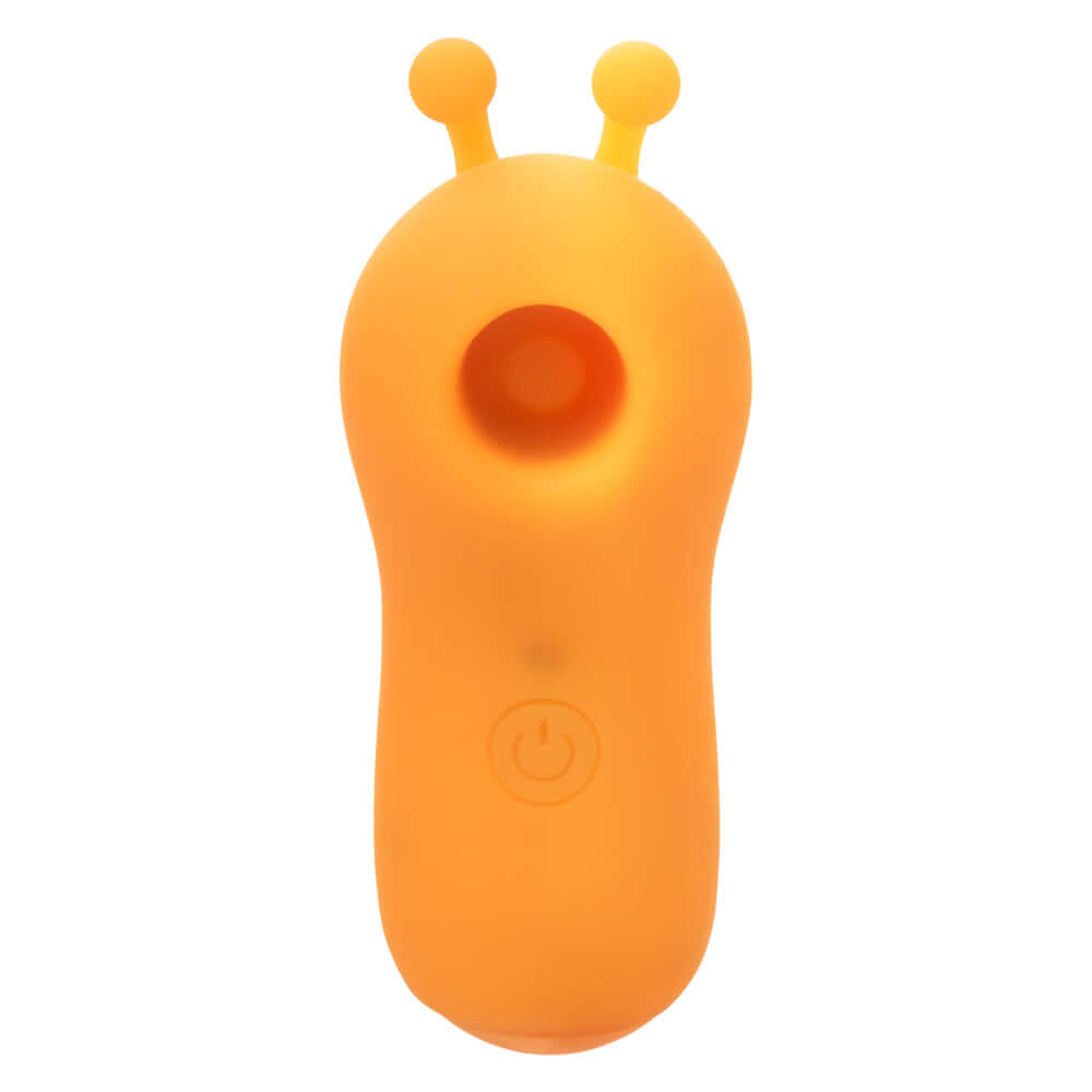 Neon Vibes The Buzzing Vibe Orange ergonomic finger teaser with tantalizing antennae and 10 intense vibration functions for precise pleasure