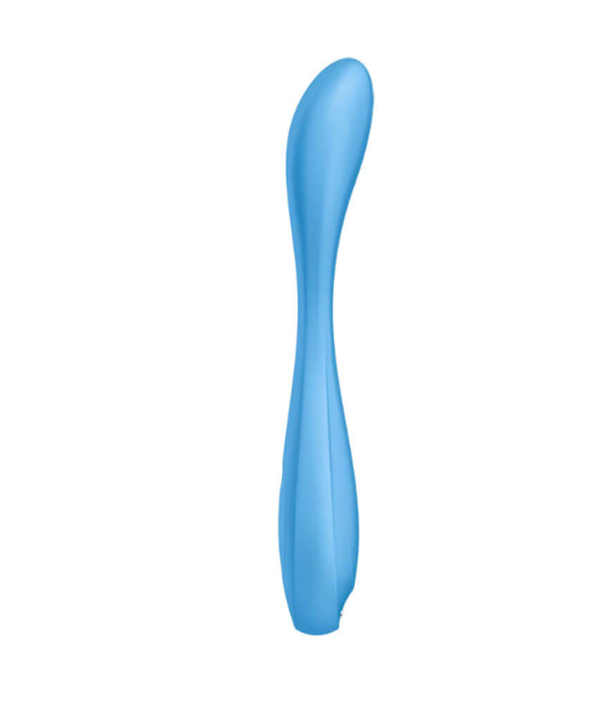 Satisfyer G-Spot Flex 4 Connect App multi vibrator in blue, designed for versatile G-spot stimulation and app control.