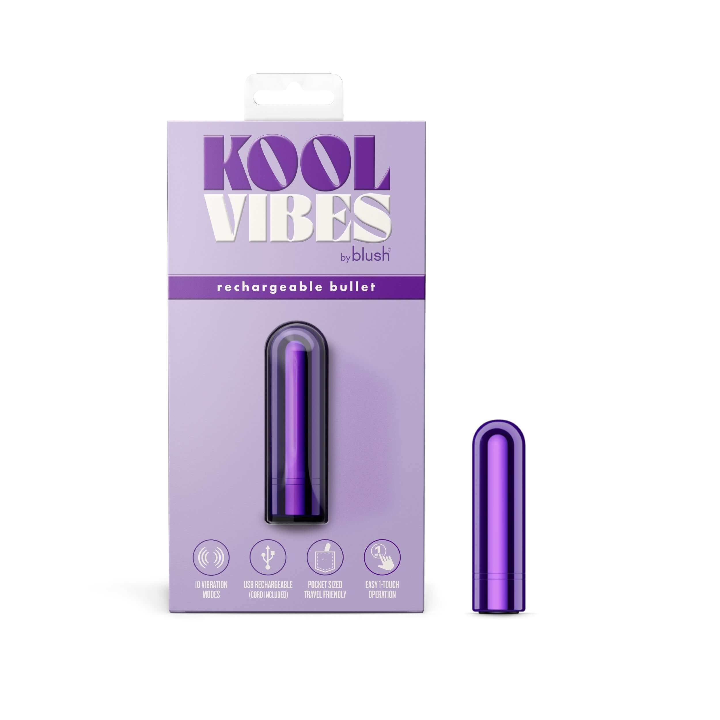 Kool Vibes - Rechargeable Mini Bullet - Grape-1