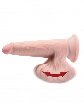 7 Inch Triple Density Cock With Swinging Balls