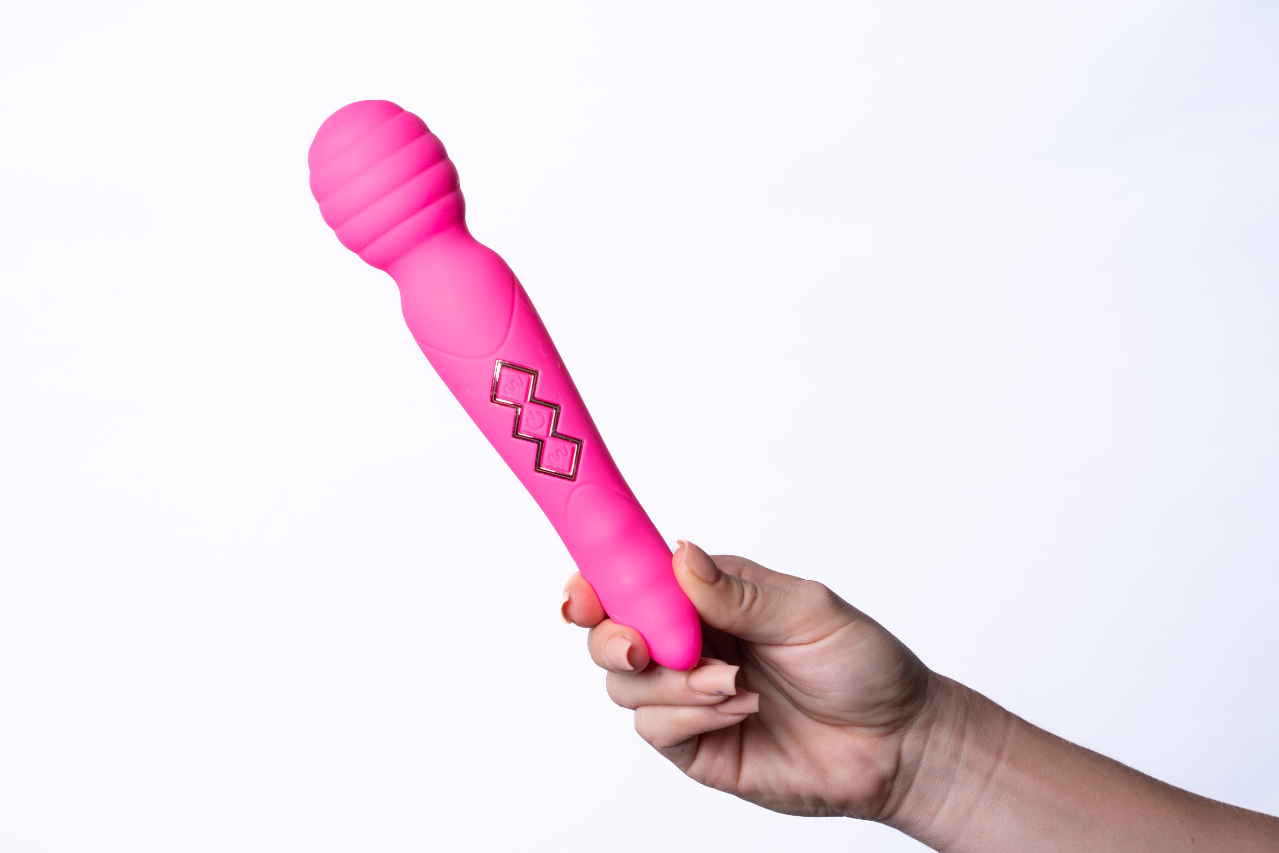 Zoe Twisty Dual Vibrating Pleasure Wand - Pink-3