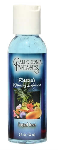 Razzels Warming Lubricant - Tropical Teeze - 2 Oz. Bottle-0