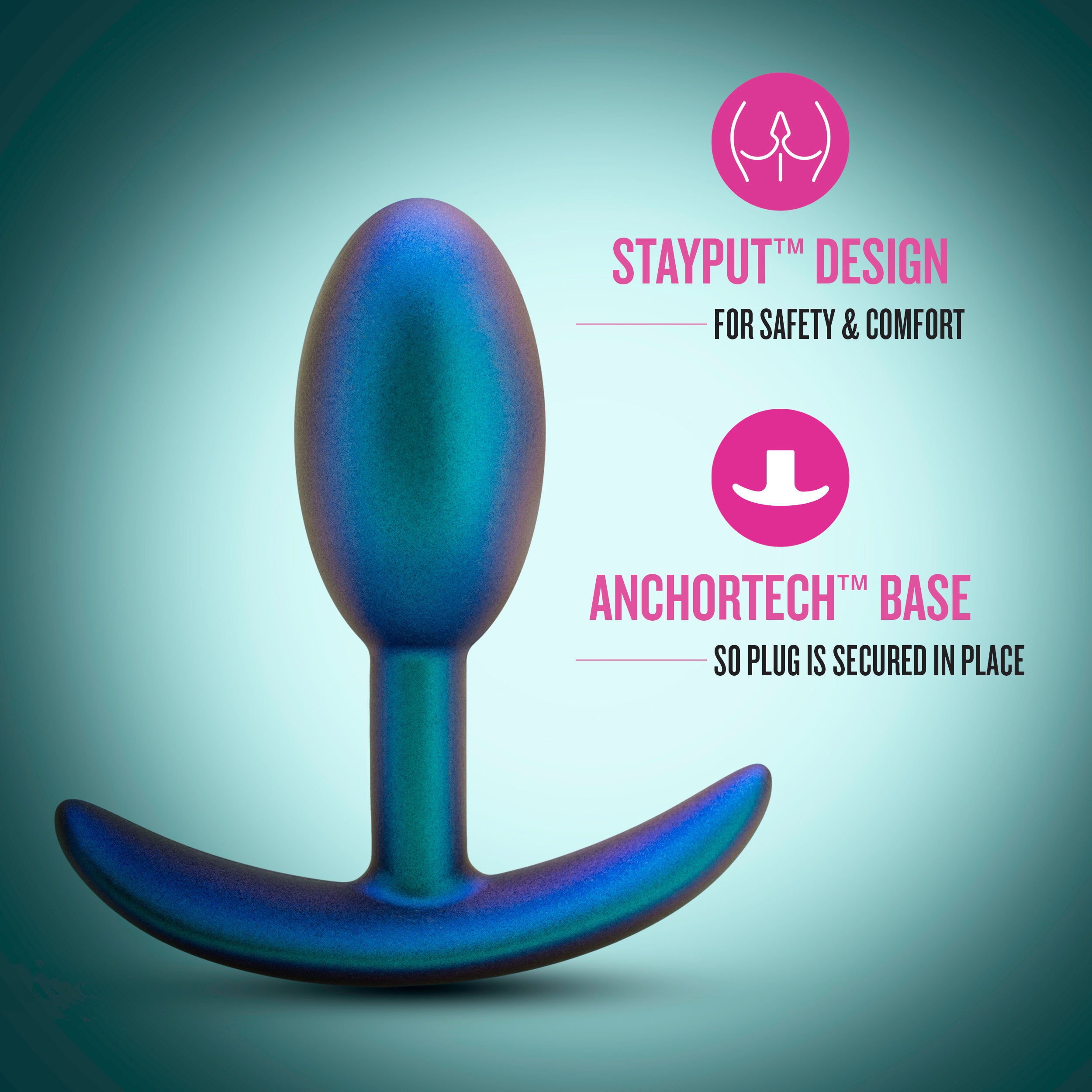 Anal Adventures Matrix - Nebula Plug - Lunar Blue-5