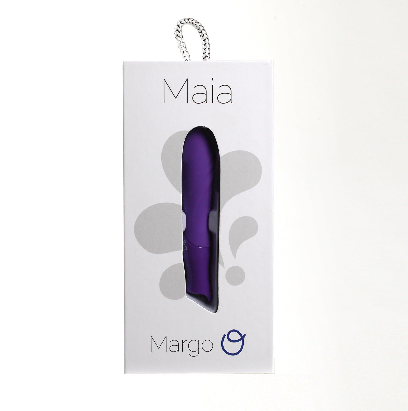 Margo Silicone Textured Bullet Vibrator - Neon  Purple-3