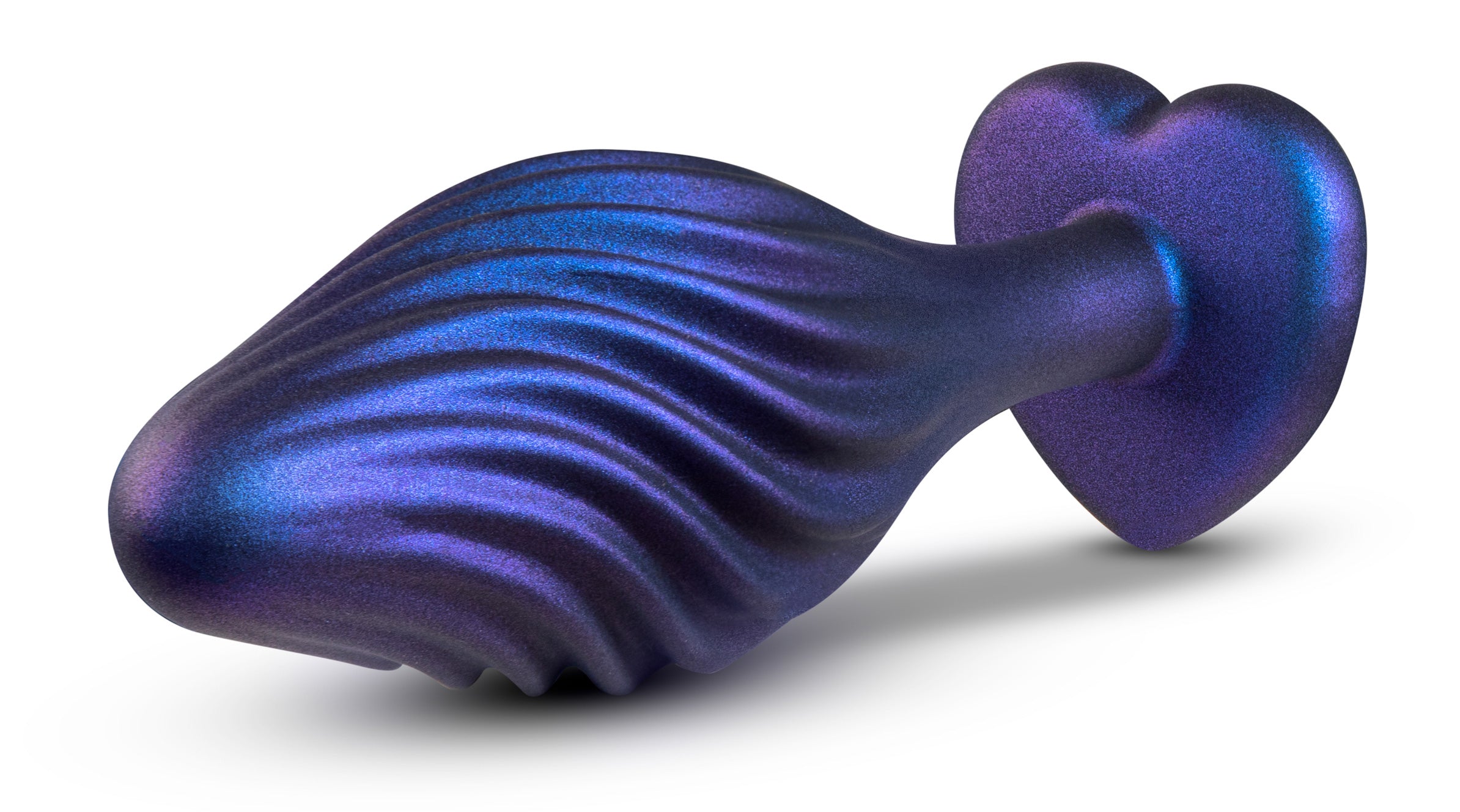 Anal Adventures Matrix - Swirling Bling Plug -  Sapphire